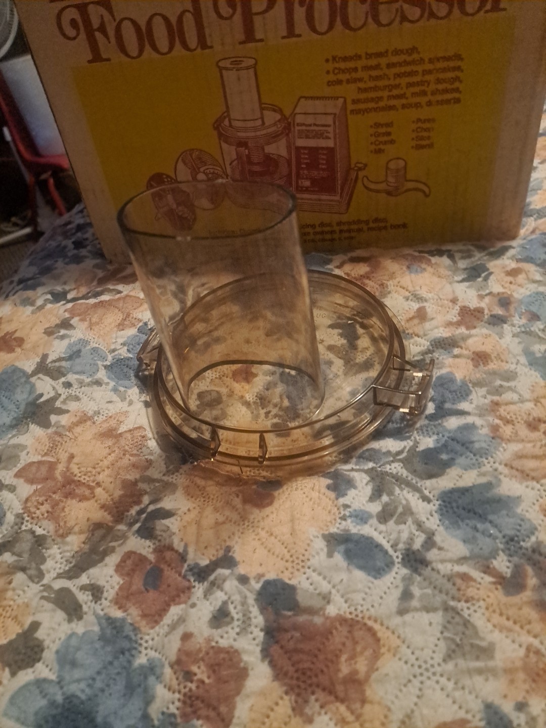 Vintage Sears Counter Craft Food Processor 400.822800 Replacement Lid EUC