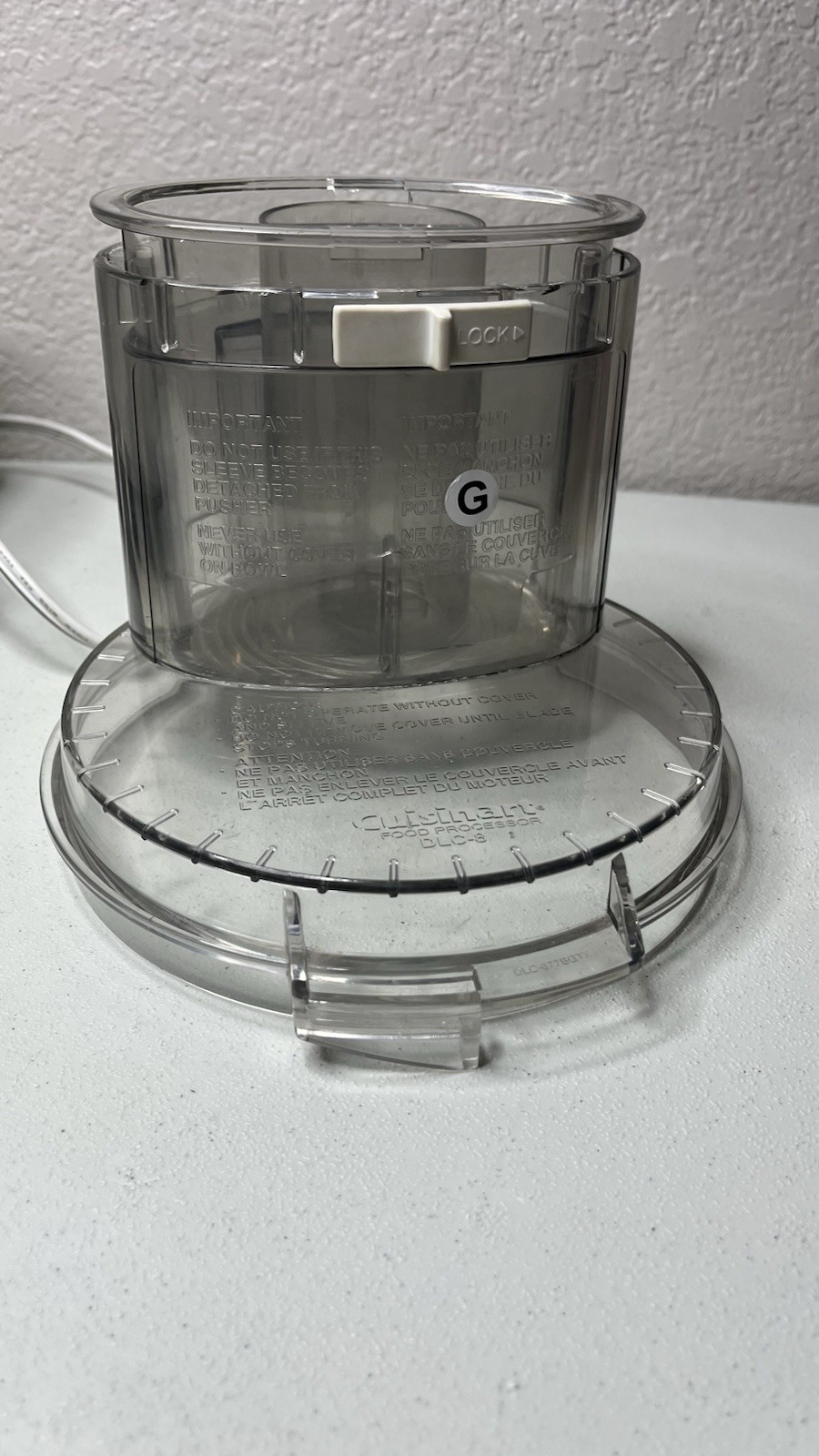 Cuisinart Deluxe 11-Cup Food Processor DLC-2011 – TESTED WORKING!