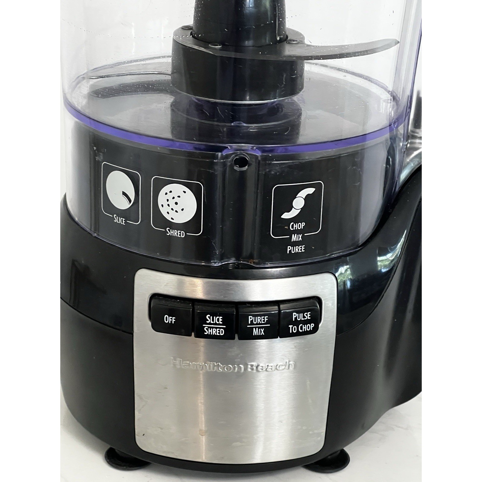 Hamilton Beach Food Processor Chopper Shredder Big Mouth 10 Cup Stack & Snap