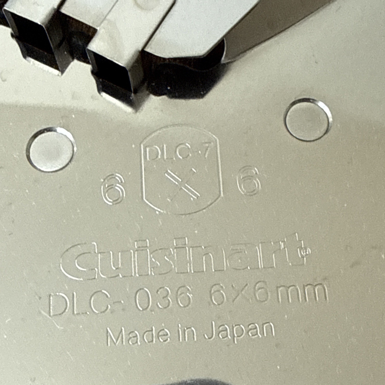 Cuisinart Blade DLC-036 6×6 mm for DLC-7 Model Made in Japan