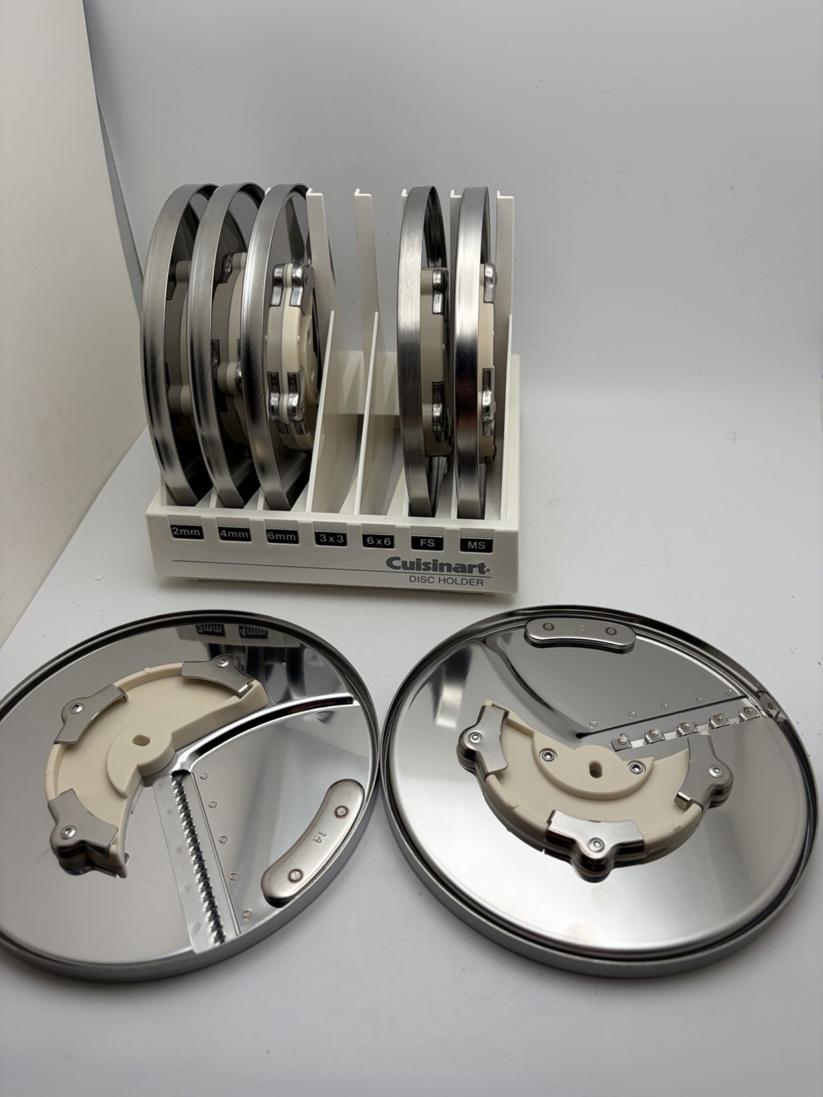 Cuisinart DLC 7 8 10 Food Processor Disc Blade Set of 7 Blades New Japan