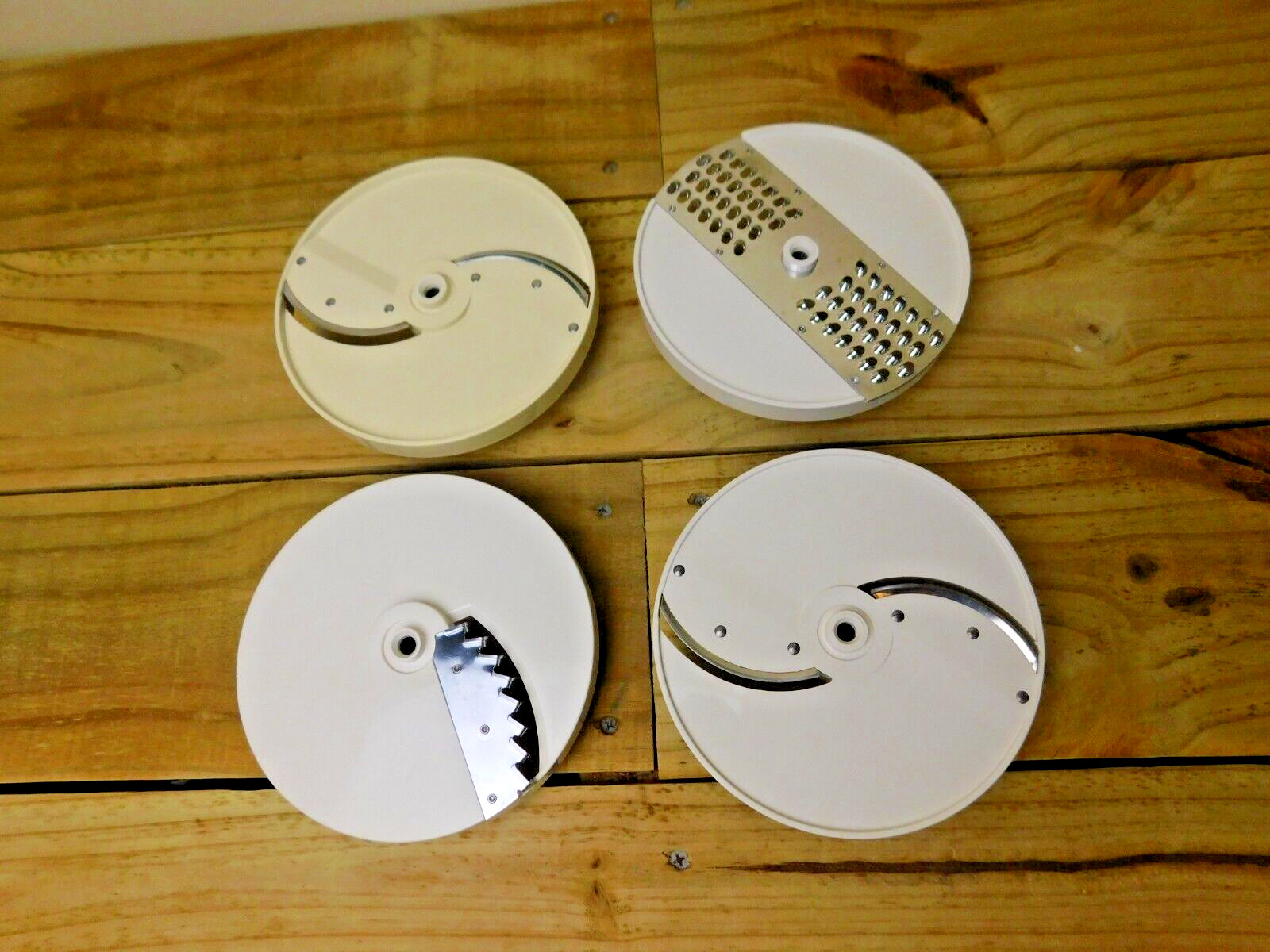 4 Oster Regency Kitchen Center Food Processor Slicing Shredding Cut Disc Blades