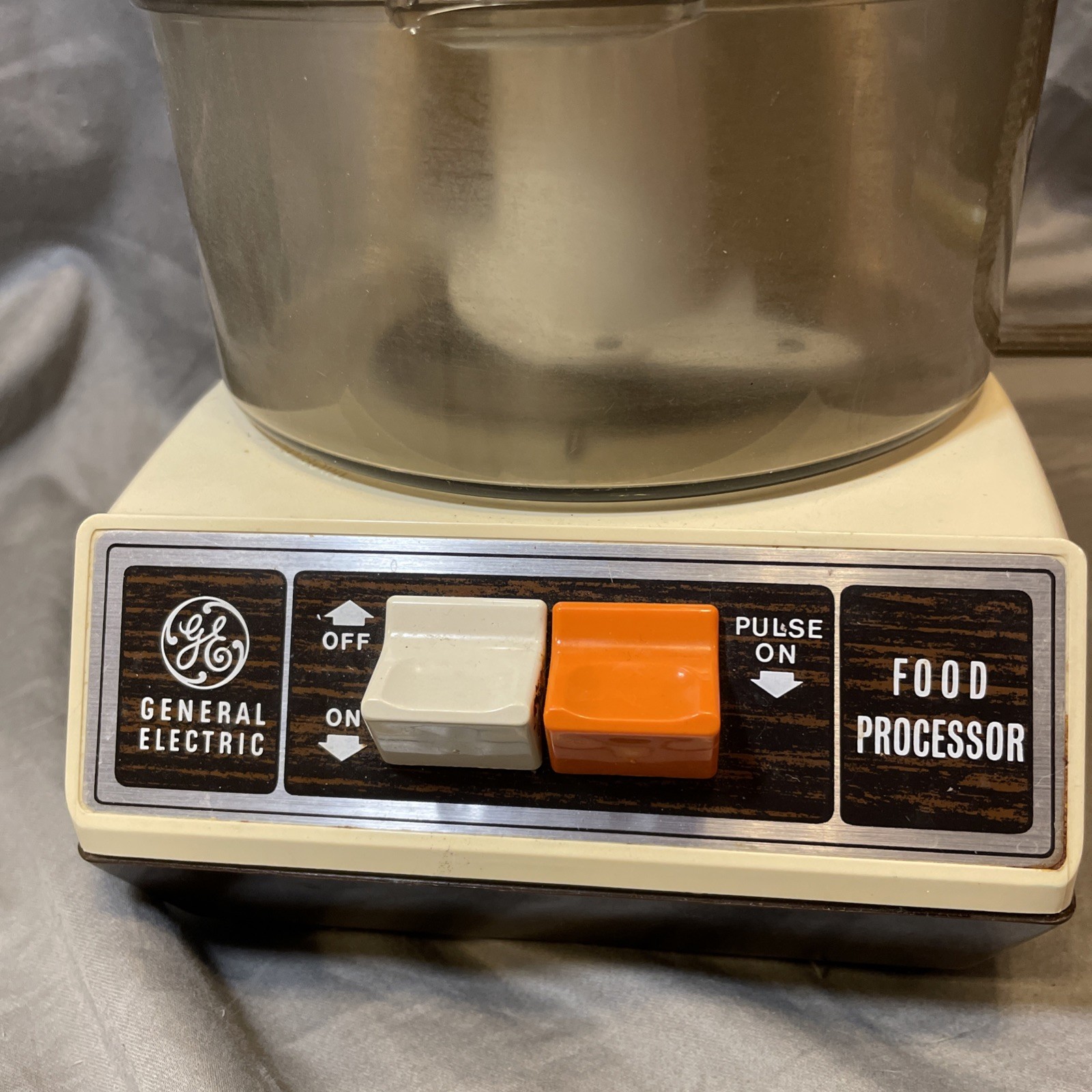 Vtg General Electric D1FP1D Full Capacity Food Processor Good Condition Read
