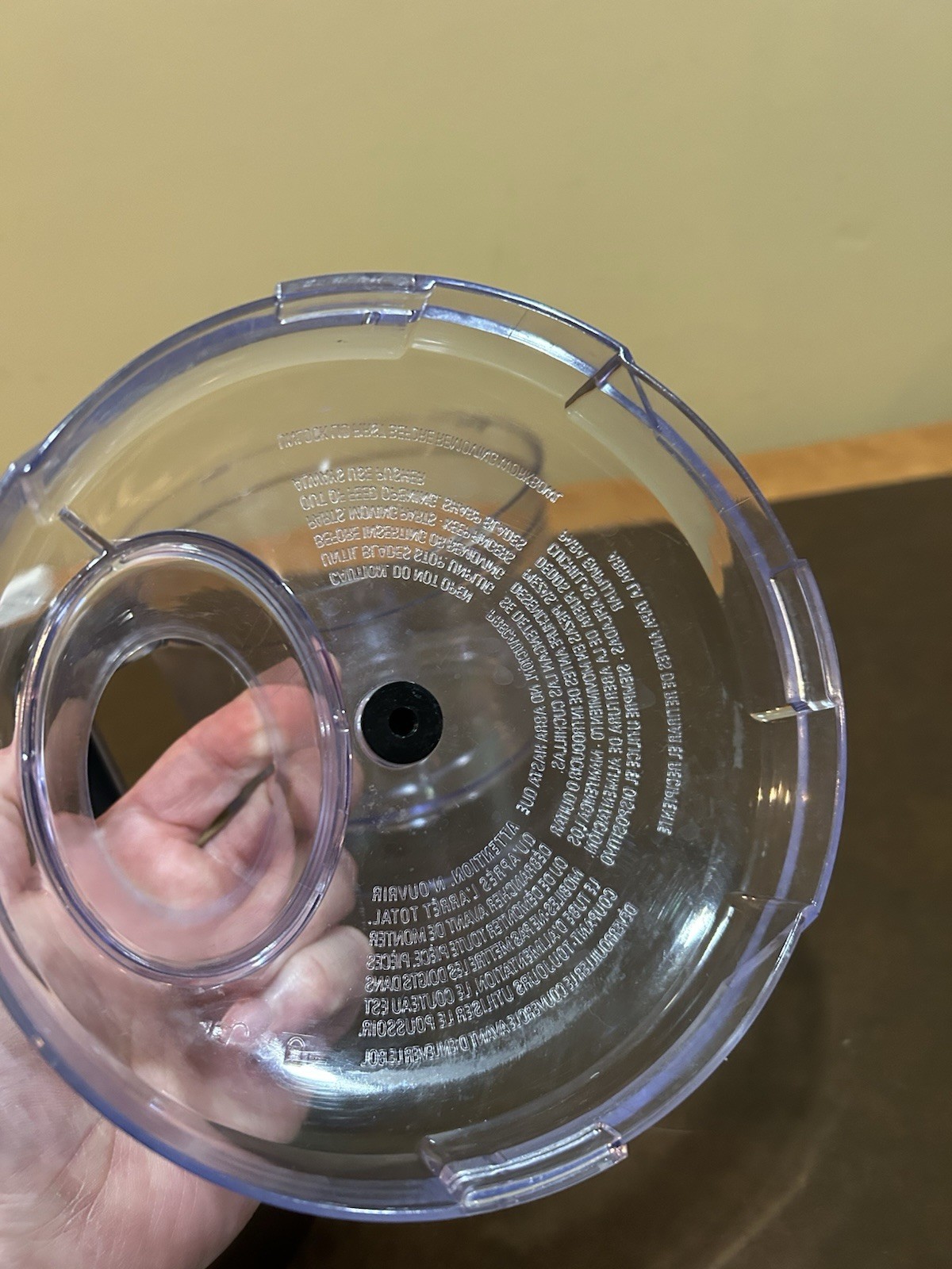 Cuisinart Food Processor Work Bowl Lid Feed Tube Replacement Set