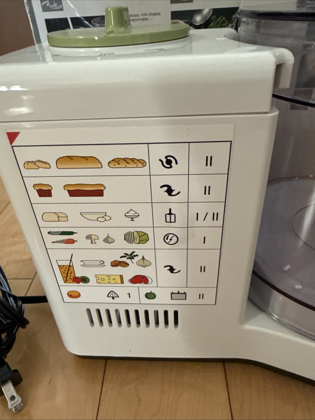 Braun UK100 Multipractic Food Processor Type 4259 Made in Germany NIOB