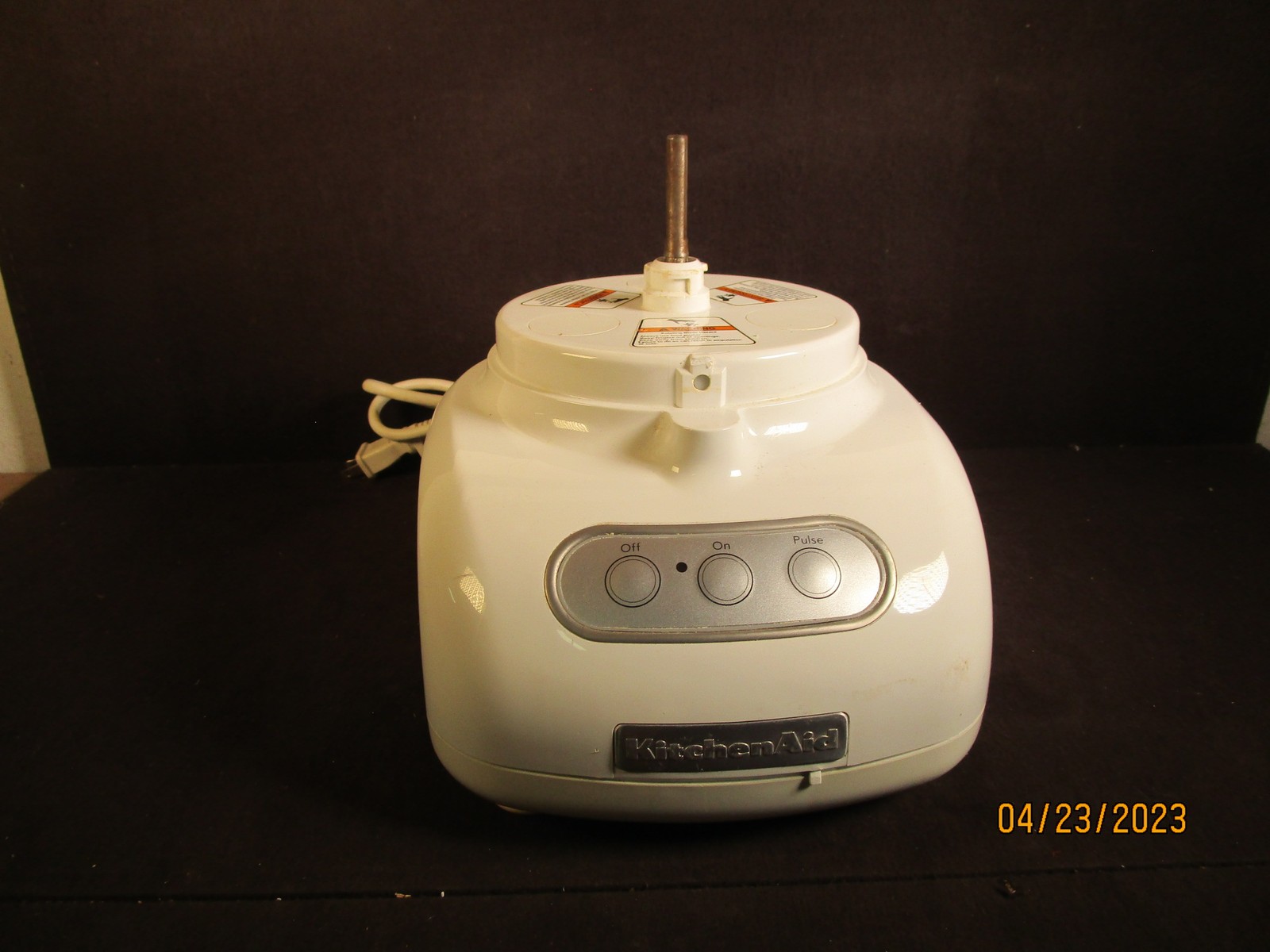 Kitchen Aid Food Processor Base Only KFP750WH1