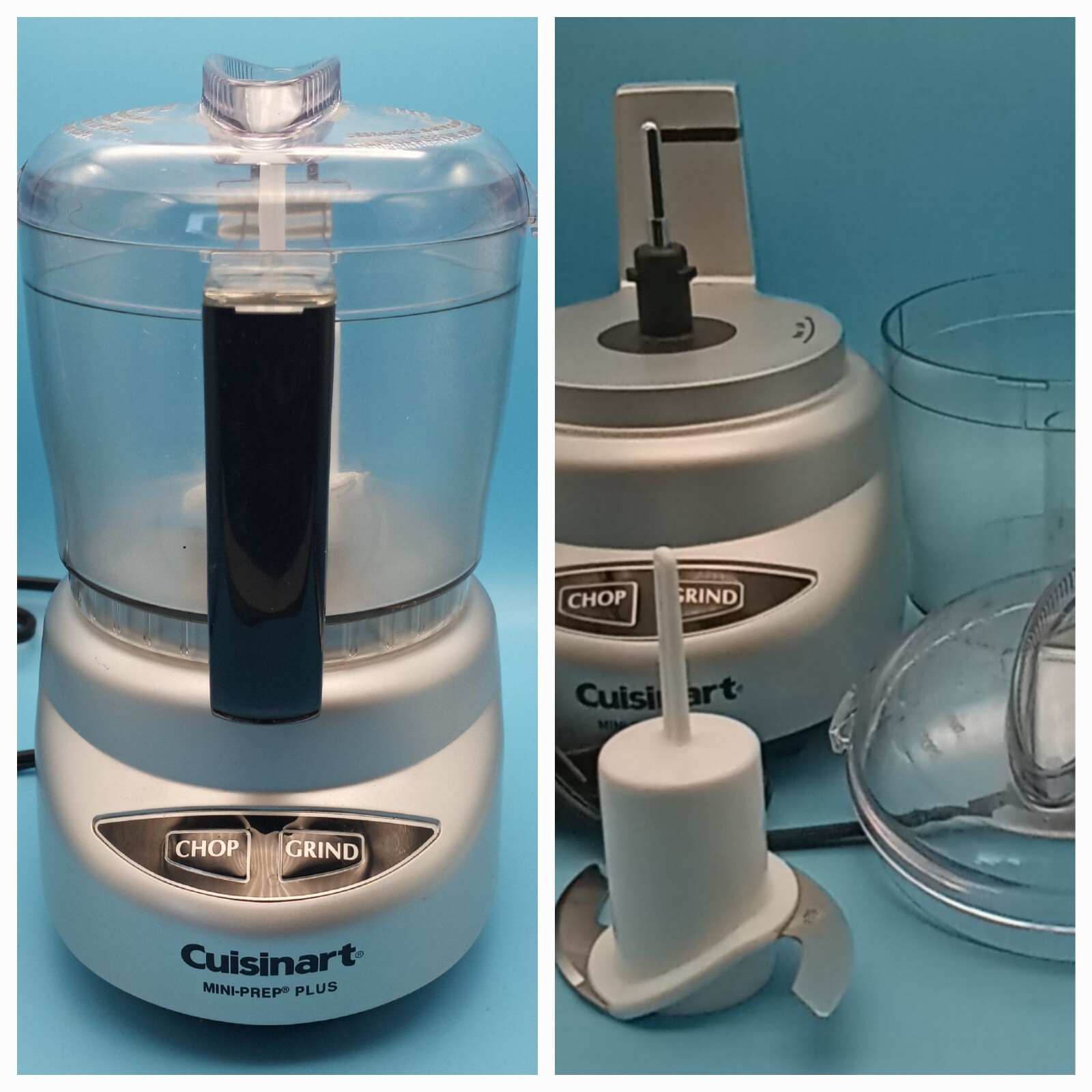Cuisinart 4 Cup Mini Prep Plus Food Processor, Brushed Stainless, Tested