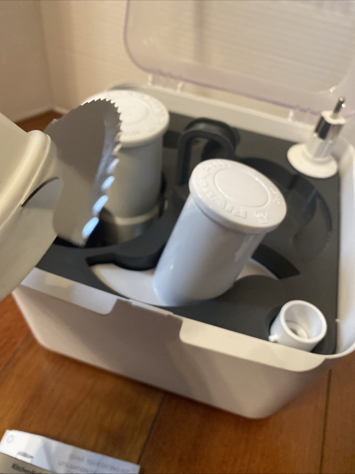 KitchenAid Food Processor Attachments Accessories blades W/ storage Caddy
