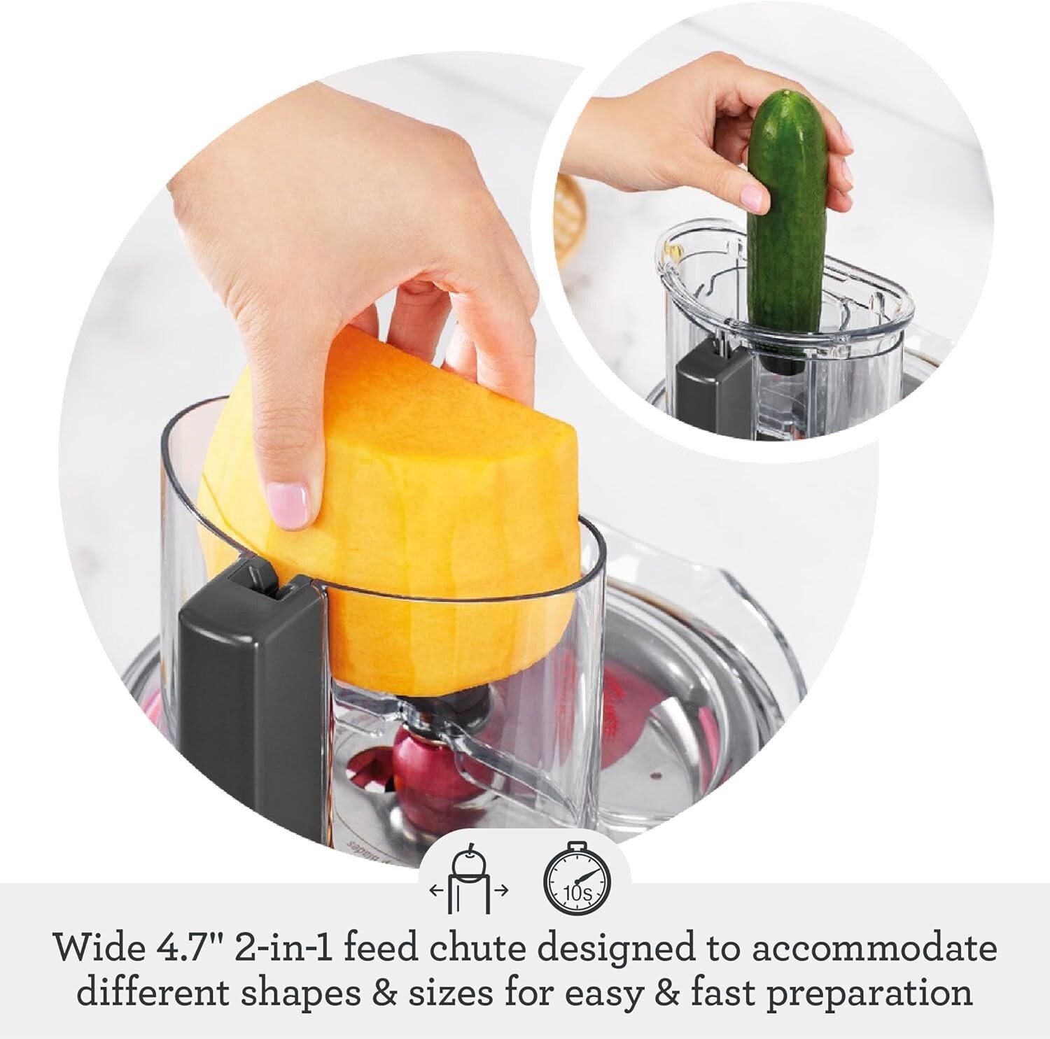 BFP638 Paradice 9 Cup Food Processor and Dicer, Small, Brushed Stainless Steel