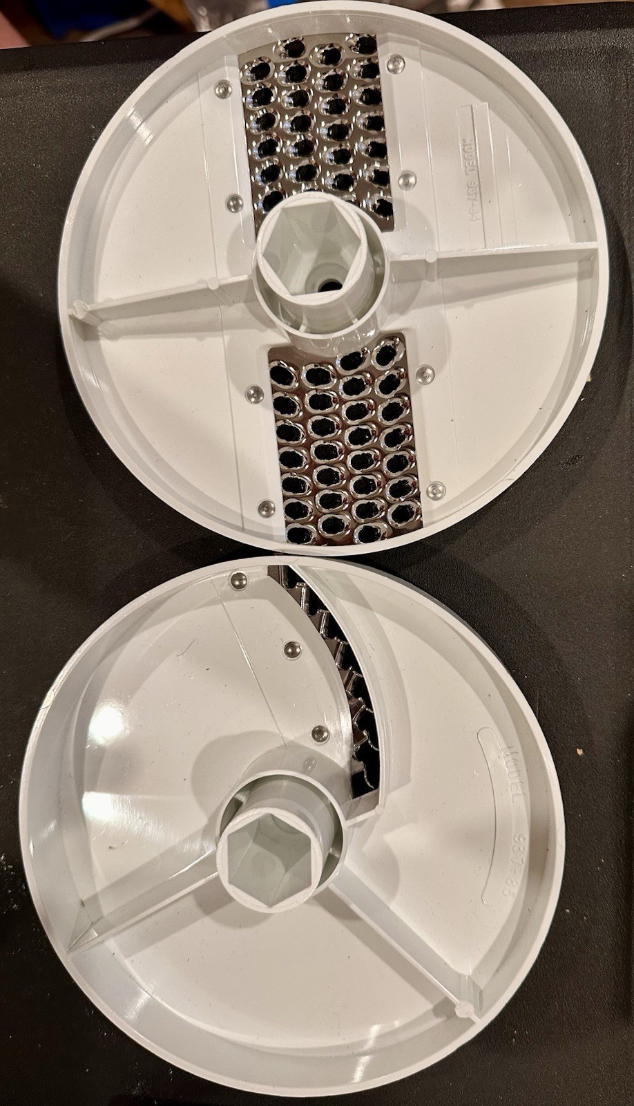 (2) Oster Regency Kitchen Center Replacement Shredder And Dicer 937-84 & 937-85