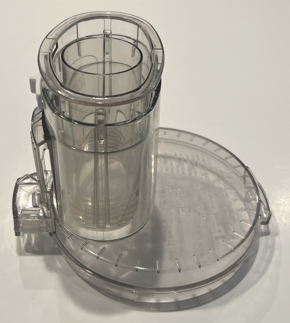Cuisinart Food Processor DLC-10 Replacement Parts: Clear Lid Chute/Sleeve Pusher