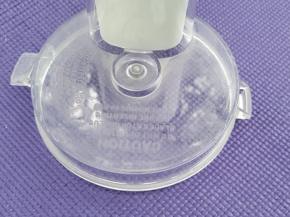 Hamilton Beach Food Processor Original 702R Bowl Lid Chute & Pusher Part ONLY