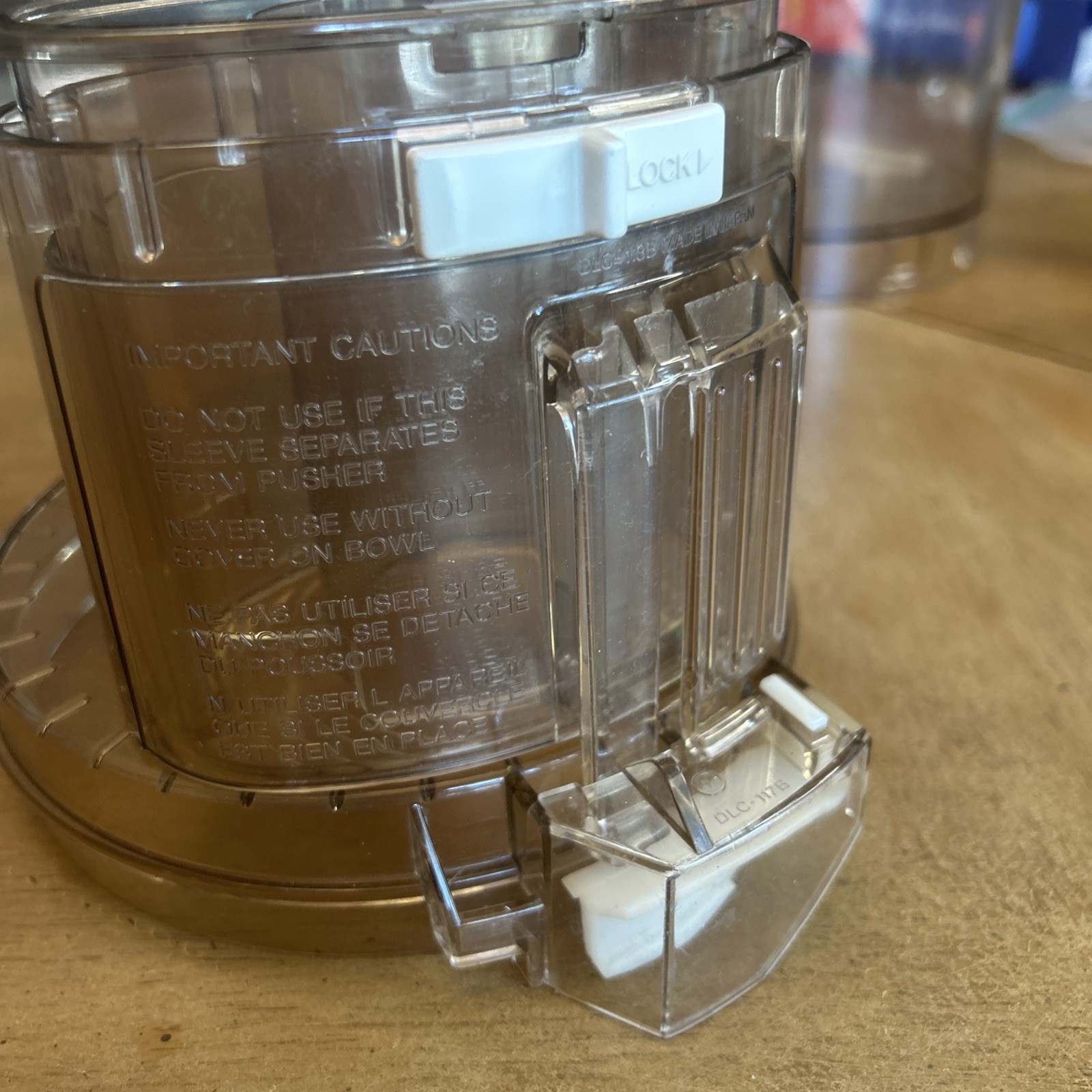 Cuisinart DLC-10 Plus Replacement Food Processor Parts Lid Chute Pusher Extras
