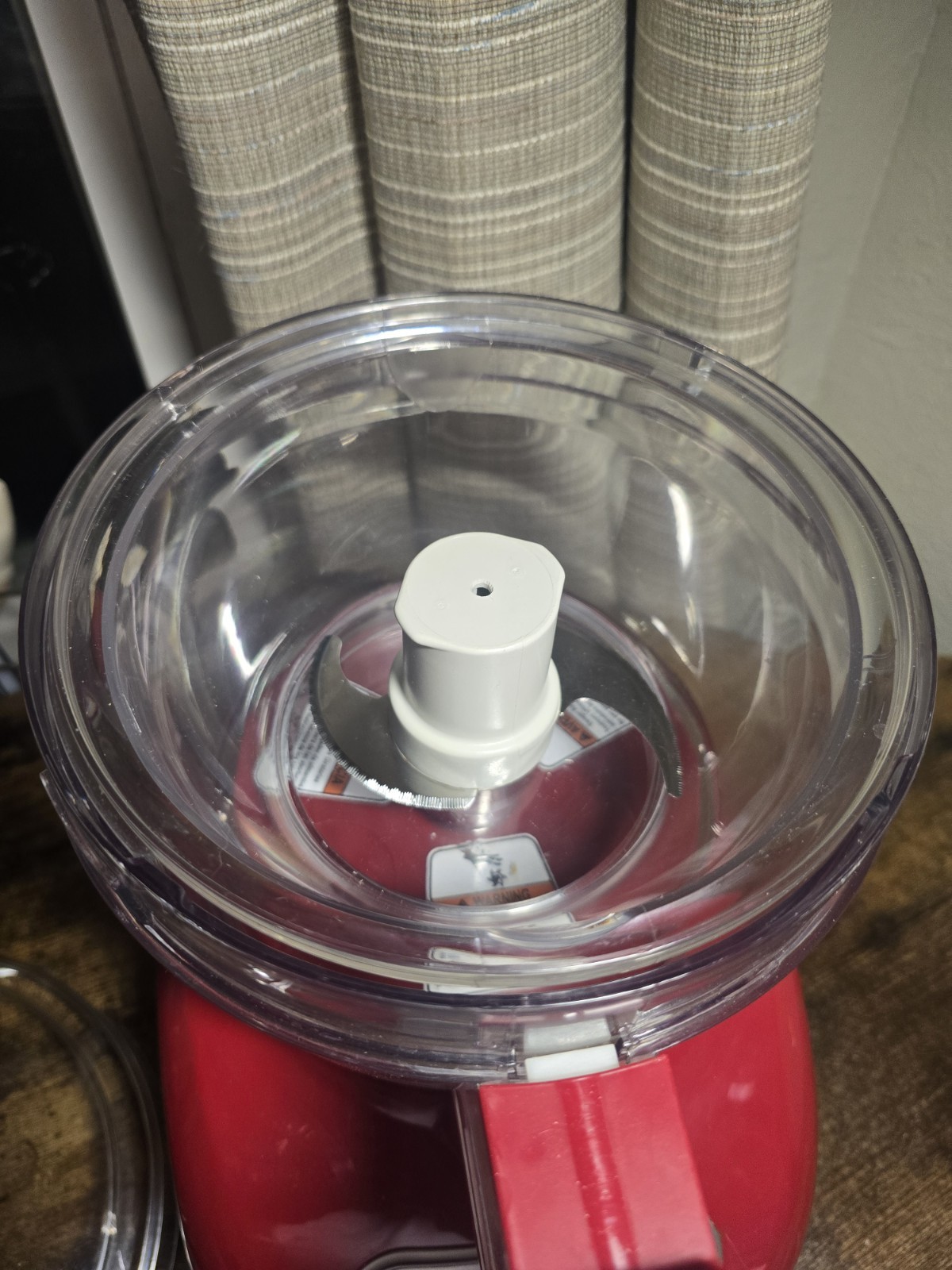 Kitched Aid Food Processor Model KFP74QER1 Red Color 2 Blades 72 Oz / 2 Litros.