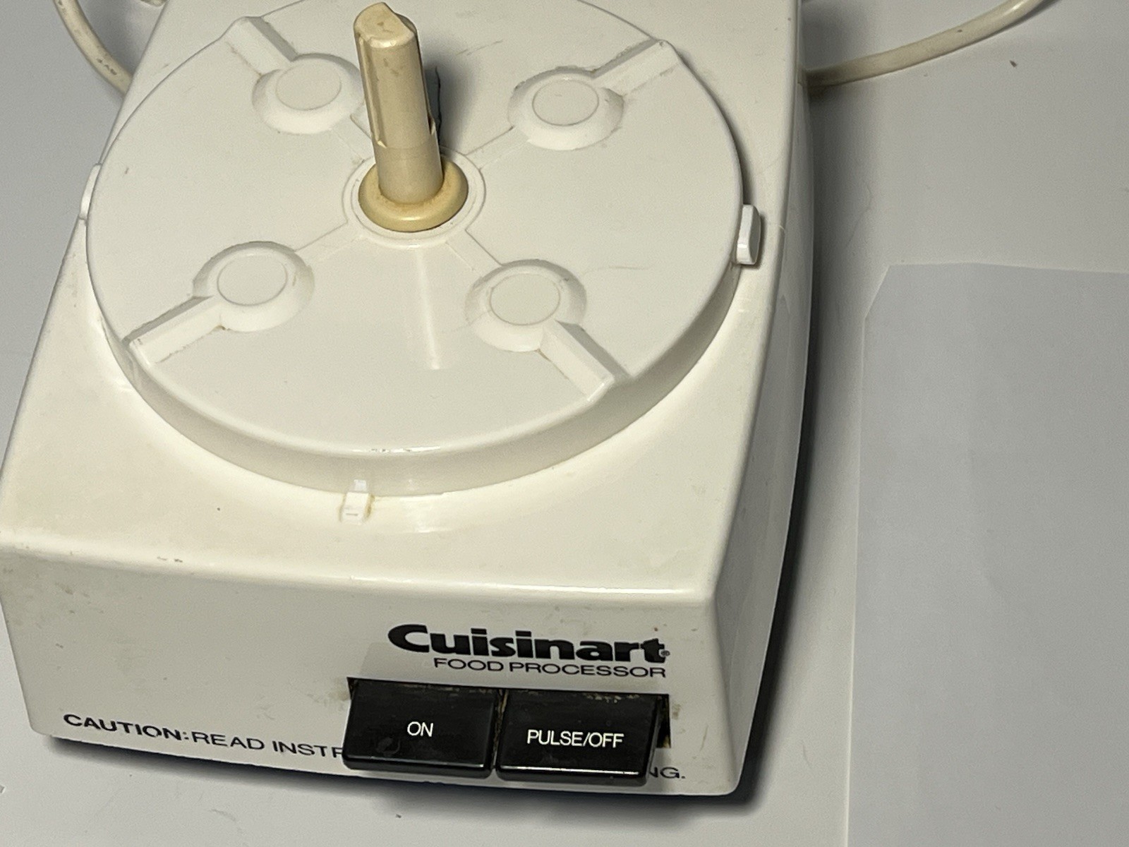 Cuisinart Food Processor Base For Parts Only Untested