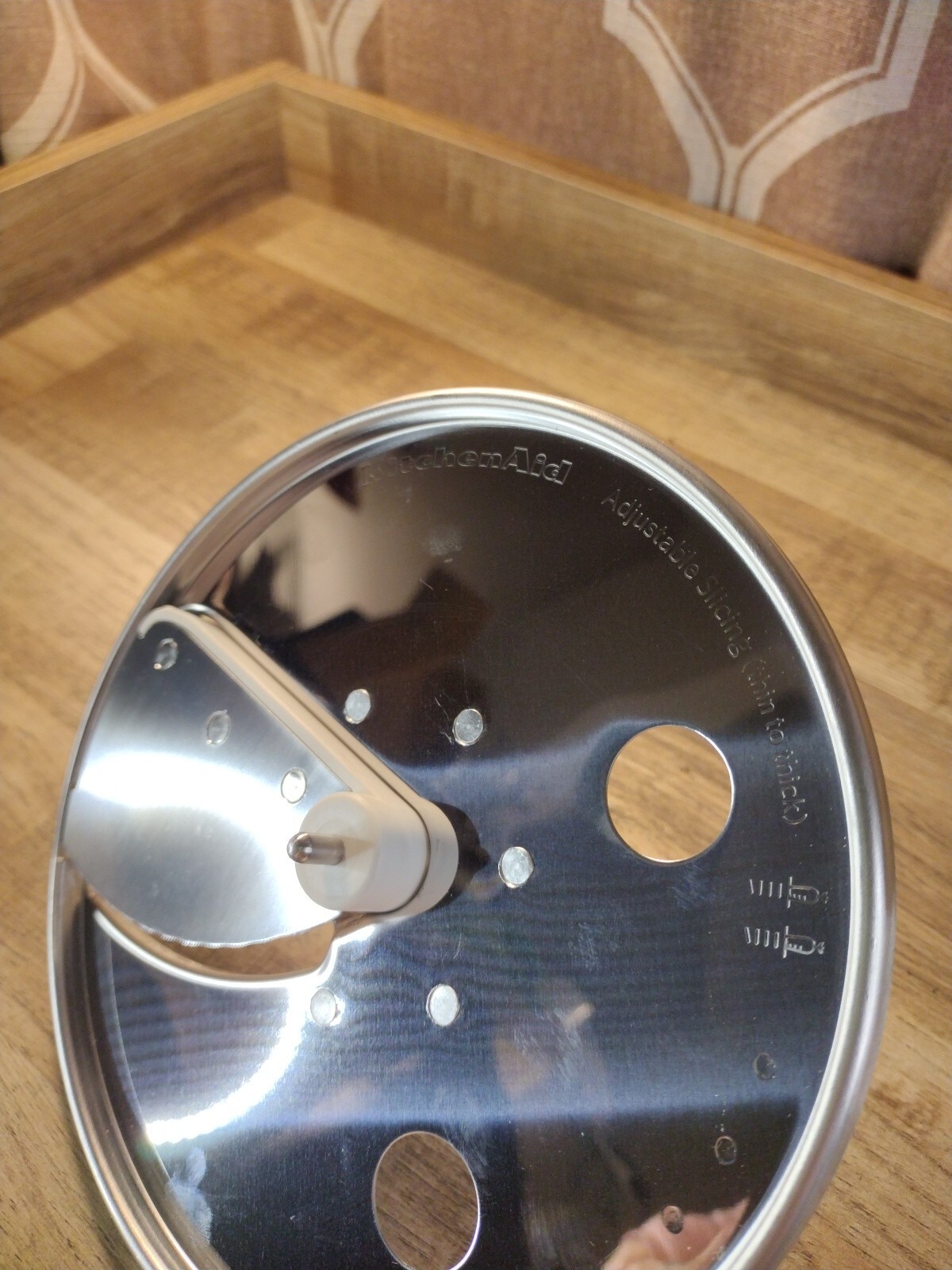 KITCHENAID FOOD PROCESSOR MODEL KFP0711 ADJUSTABLE SLICING BLADE DISC ONLY