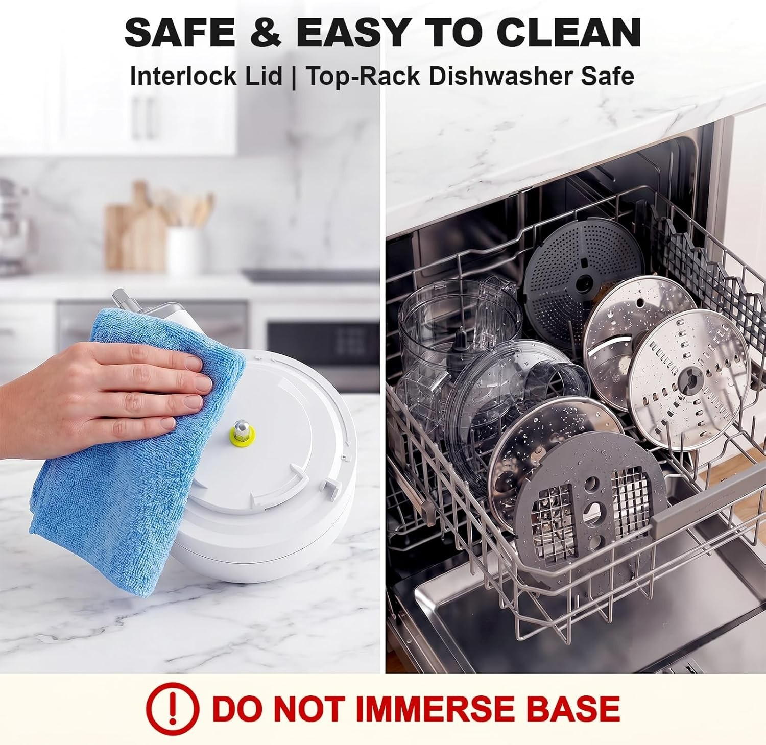 5-in-1 Food Processor for KitchenAid, Multifunctional Chopper…