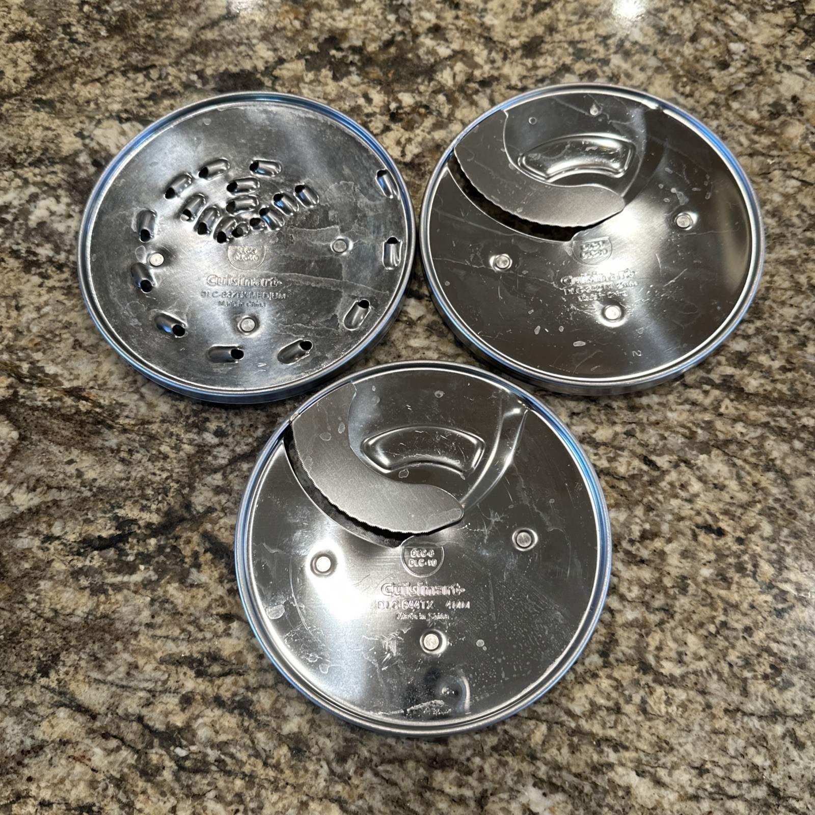 3 Cuisinart Food Processor DLC- 10 DLC-8 Blades 844TX Slicer 837TX 842TX