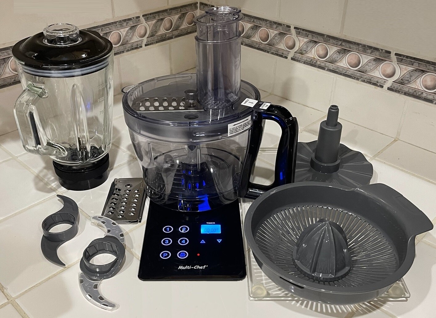 Built-in Blender & Food Processor (re: Nutone Food Center) 1000W in counter moto