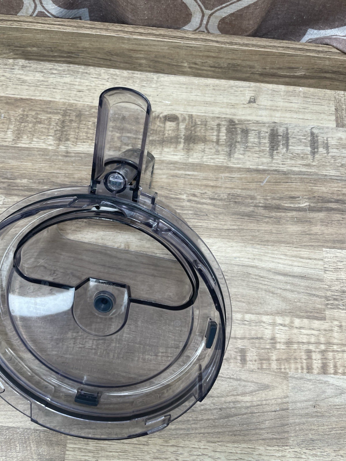 Cuisinart Custom 14 Food Processor FP-13WBC Lid Top Cover Damaged But Works