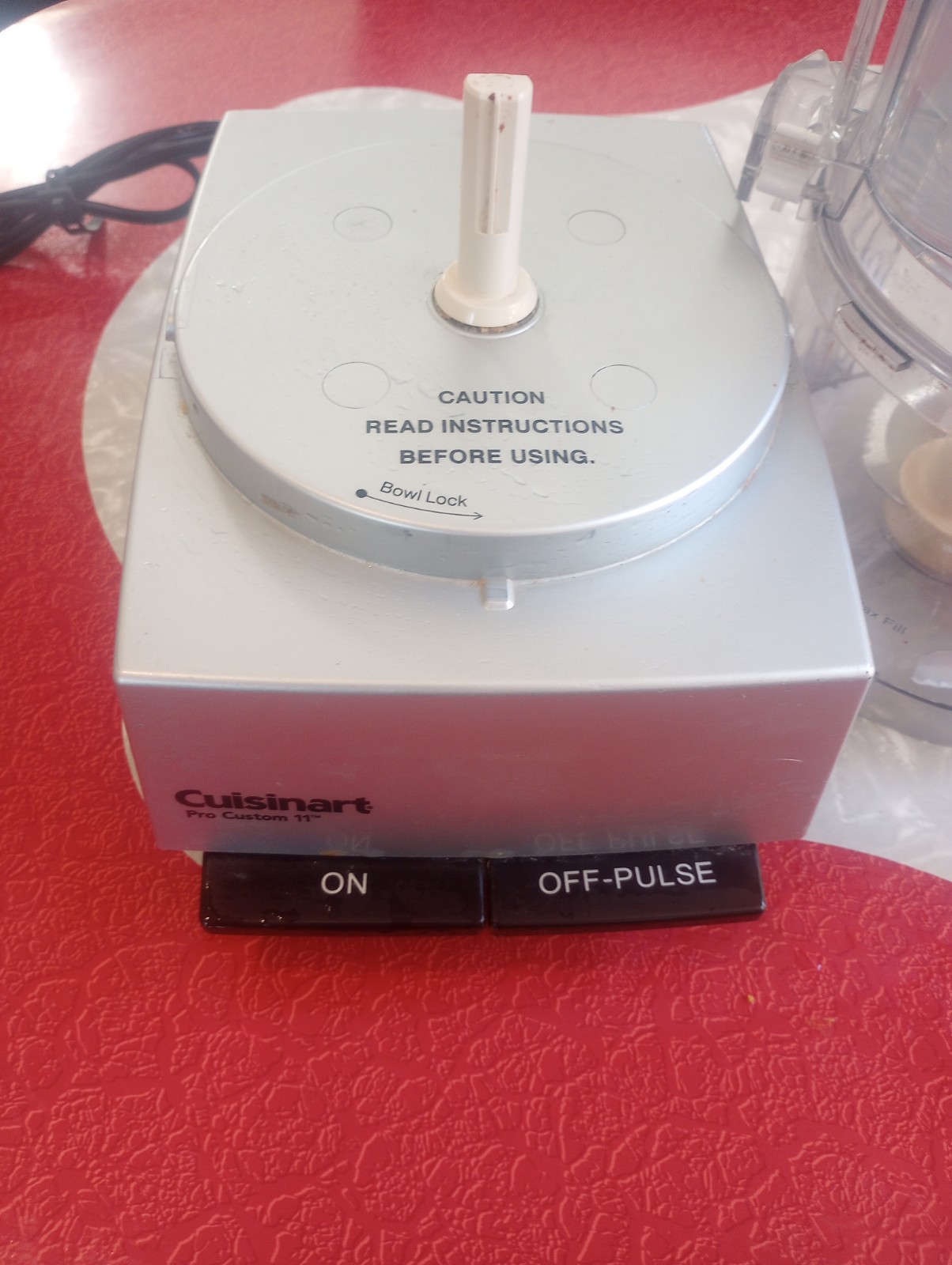 Cuisinart Pro Custom 11 Food Processor DLC-8S Silver TESTED & WORKING