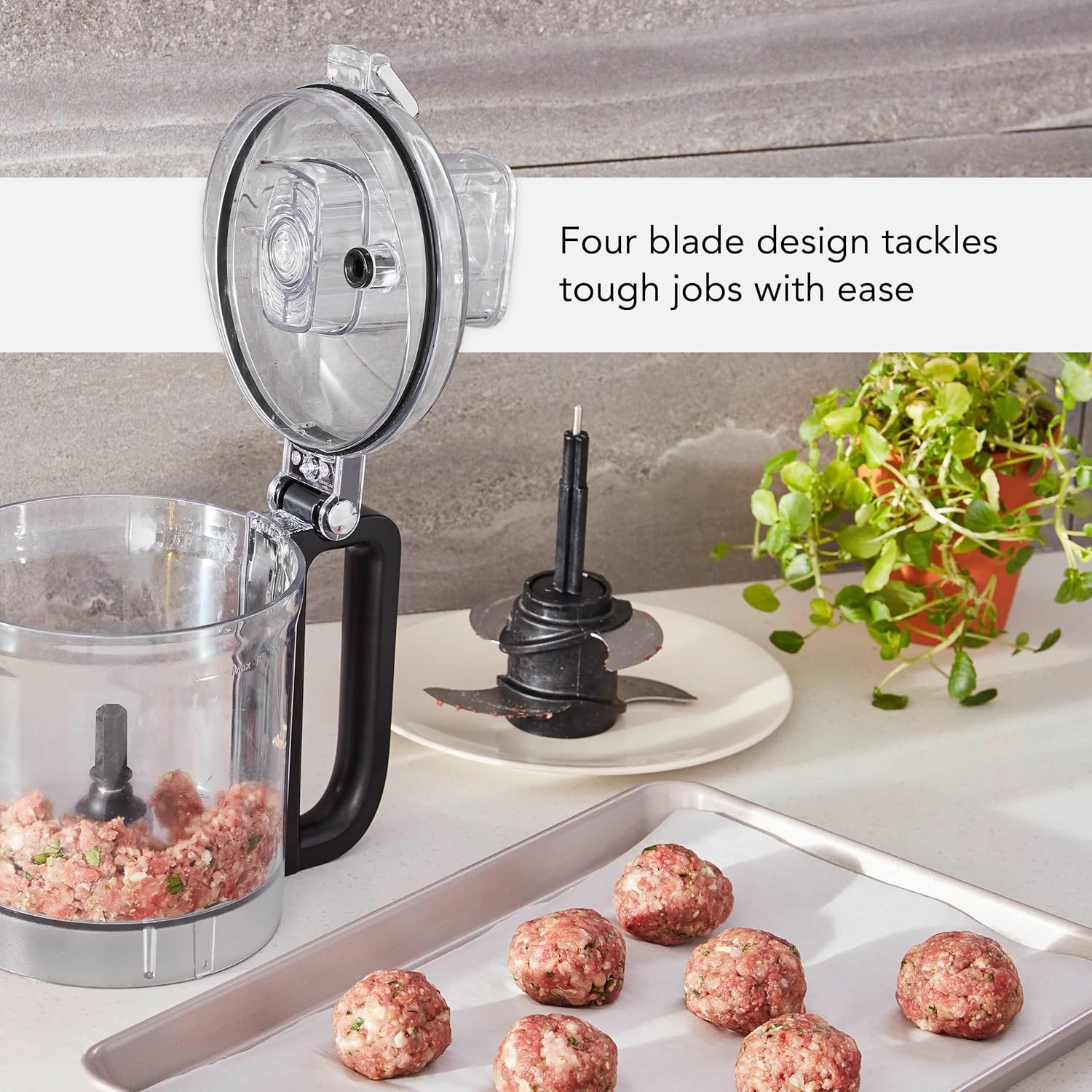 KitchenAid 9 Cup Food Processor Empire Red – KFP0921ER 2 Speed