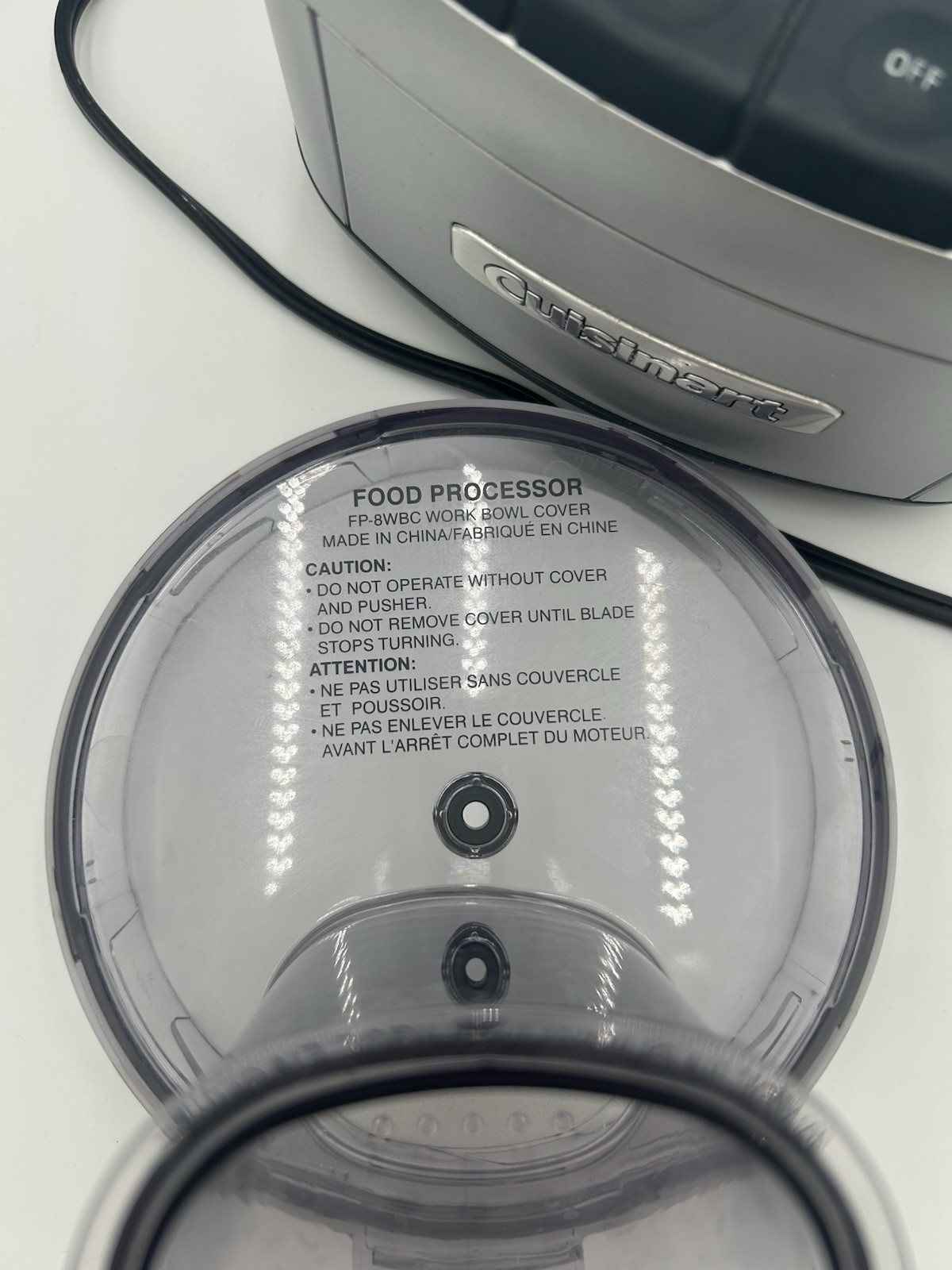 Cuisinart Food Processor Large Gray FP-8WBC