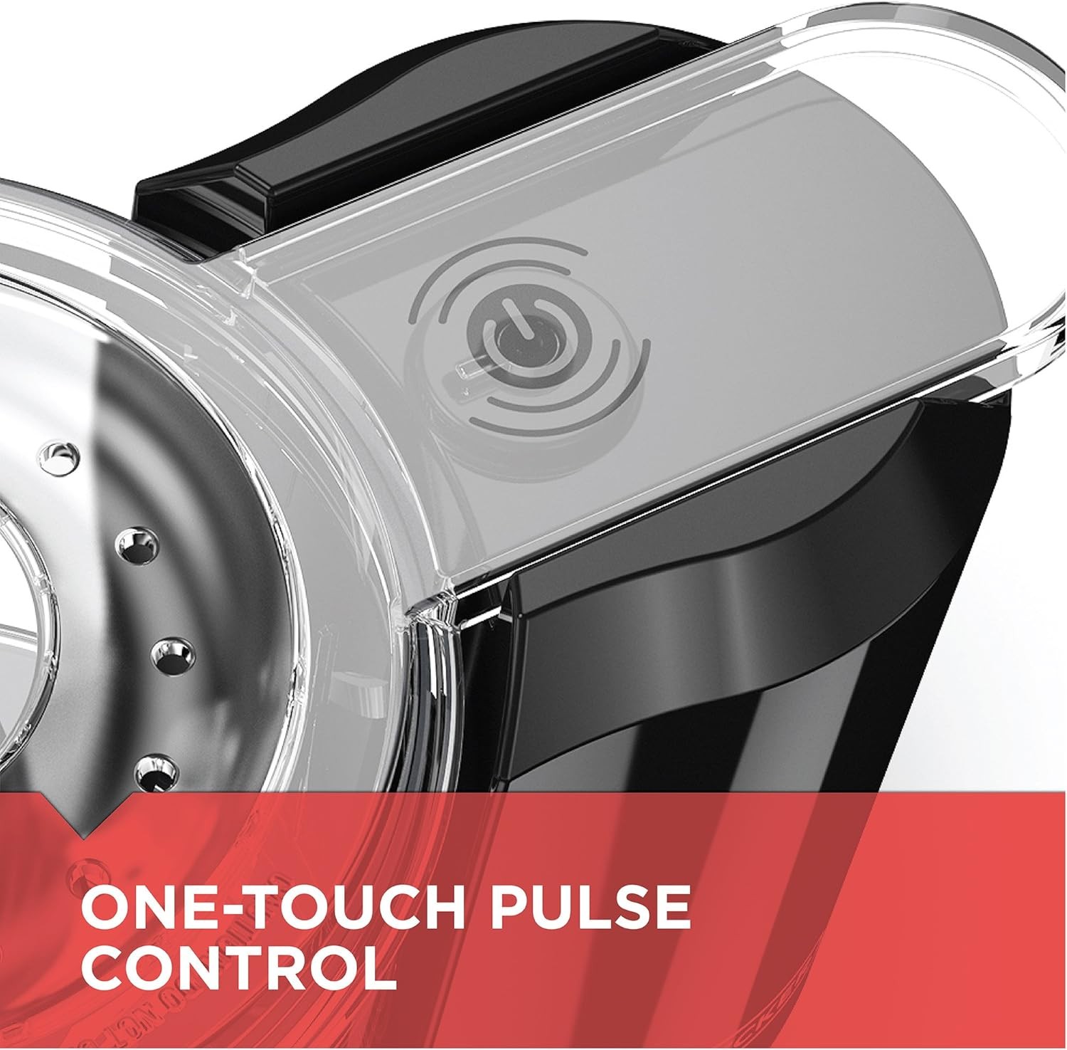1.5-Cup Electric Food Chopper, One Touch Pulse, 150W Motor, Stay-Sharp Blade, Di