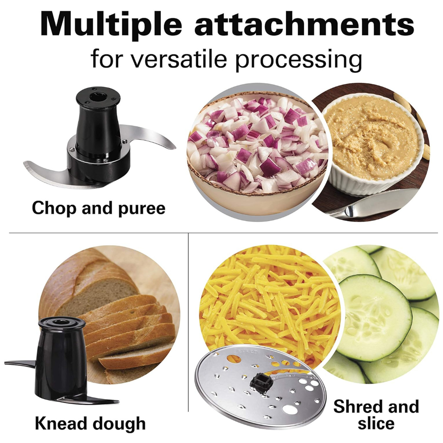 Hamilton Beach 12 Cup Stack and Snap Food Processor – R70727