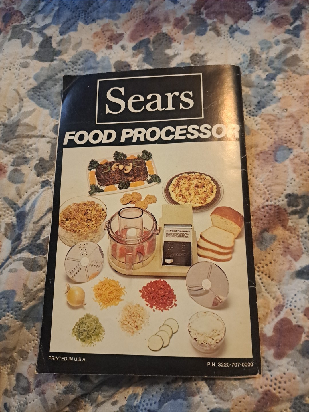 Vtg Sears Counter Craft Food Processor 400.822800 Replacement Instructions Book