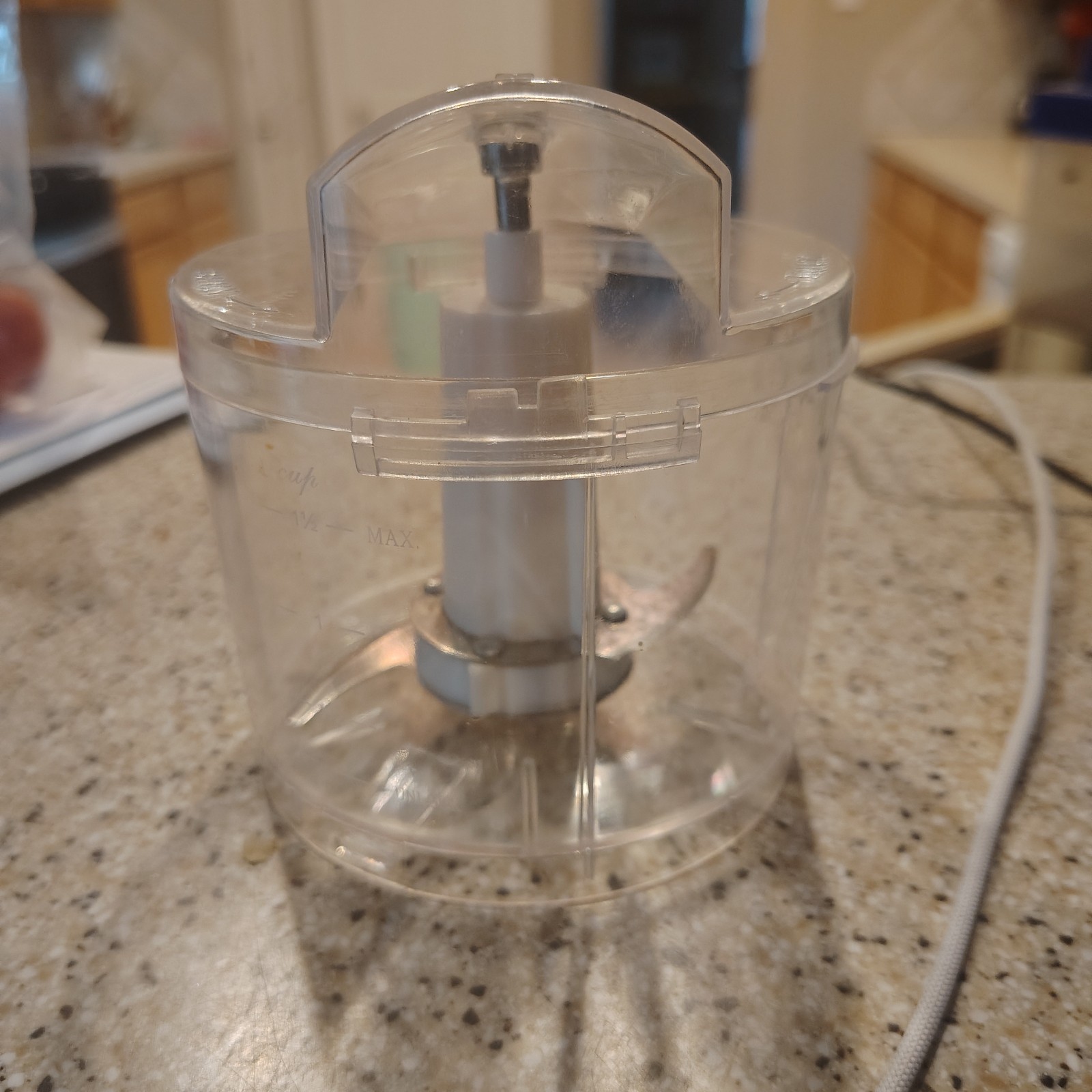 Kitchen Gourmet 1.5 Cup Compact Food Chopper Just The Bowl With Blade