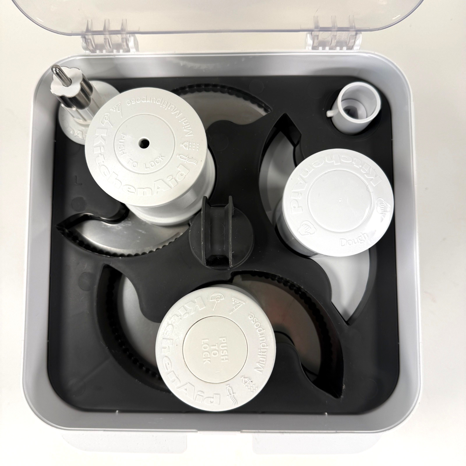 KitchenAid Food Processor Attachments Blades w/ Storage Box For KFP1333 KFP1344