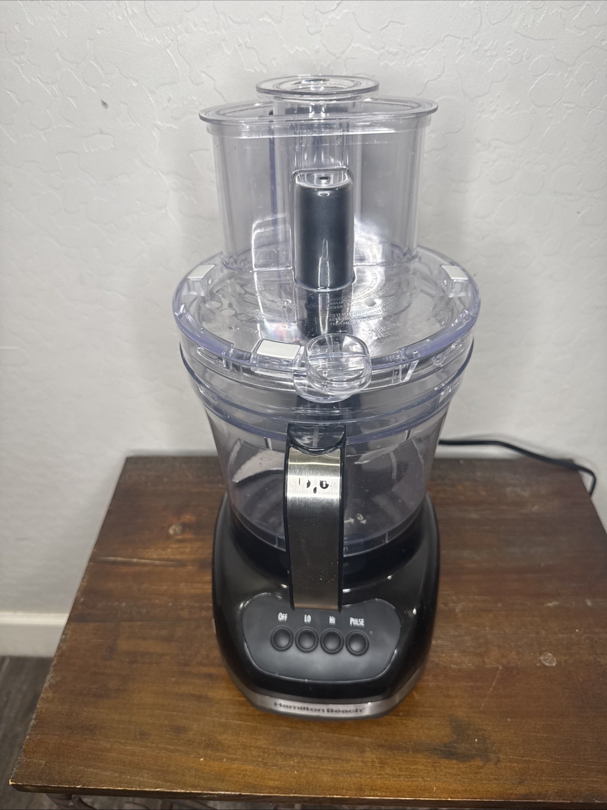 Hamilton Beach Big Mouth Duo Plus 12 Cup Food Processor Model 70580 EUC