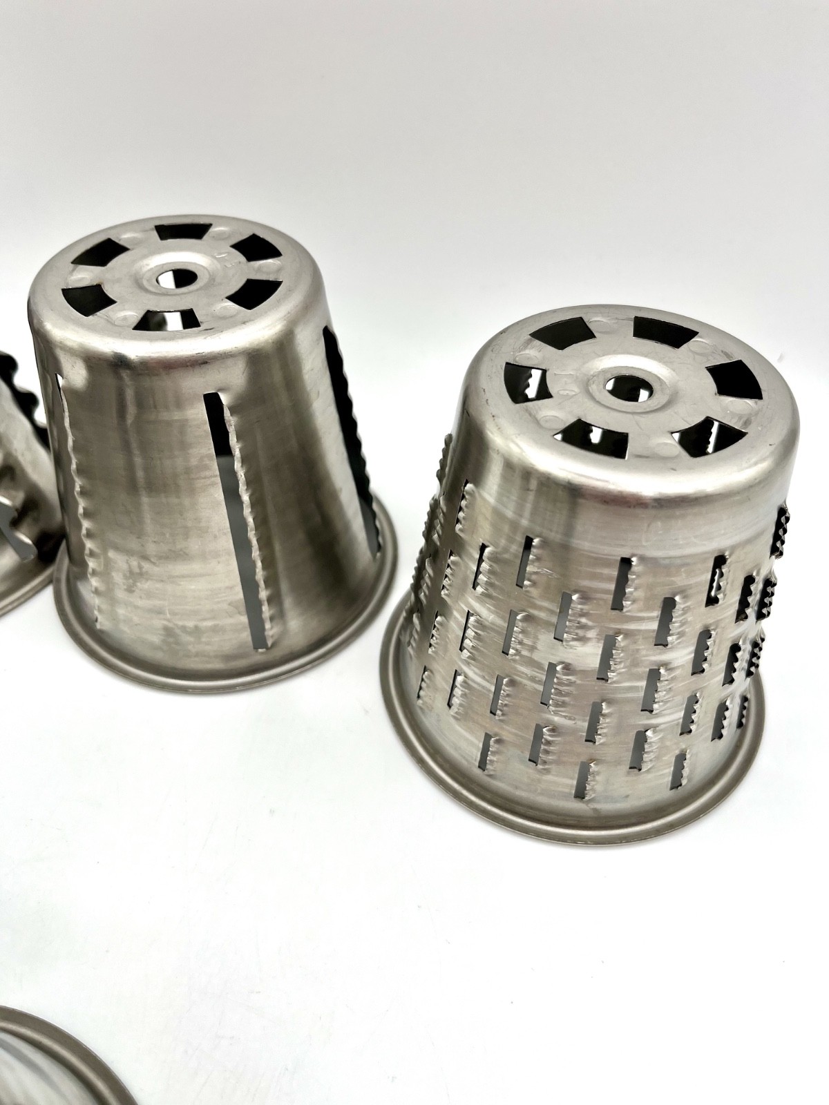 Stainless Steel Replacement Cones Set 5 Food Processor Slicer, Shredder, Grater
