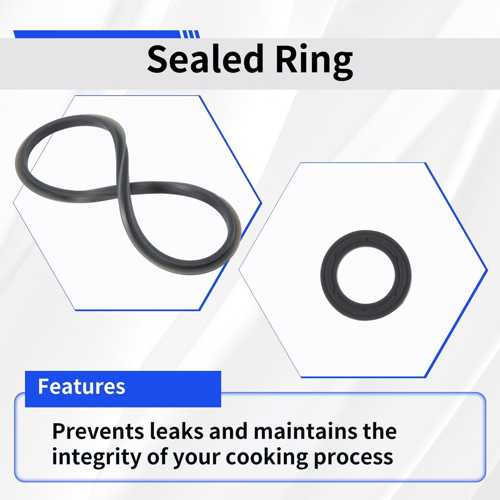 Sealed for Monsieur Cuisine Connect & Lid Gasket + Sealing Mixer Parts K5V5