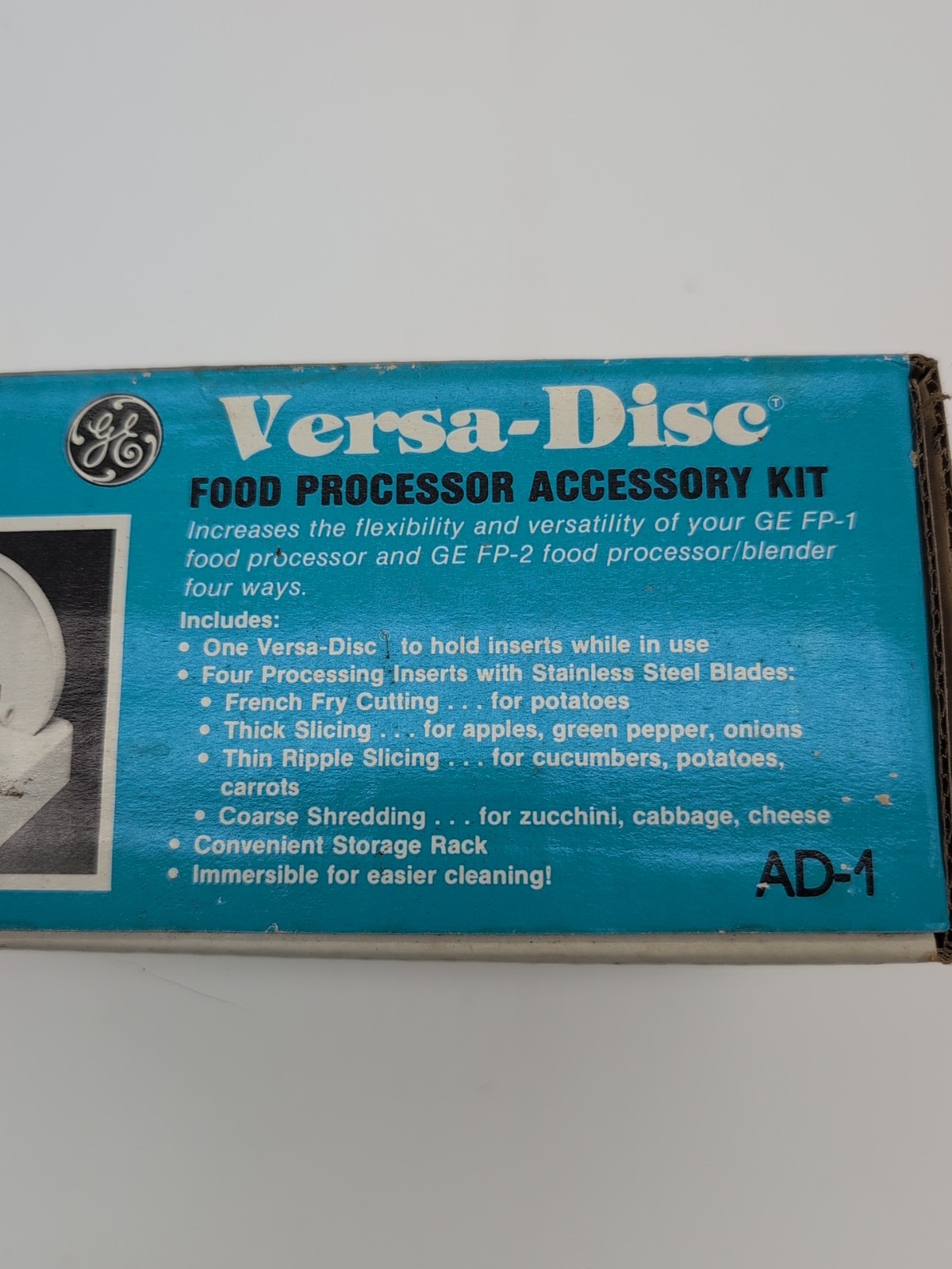 GE D5FP1 Food Processor Versa Disc Tray + 4 Blades Slicer Grater OEM Parts