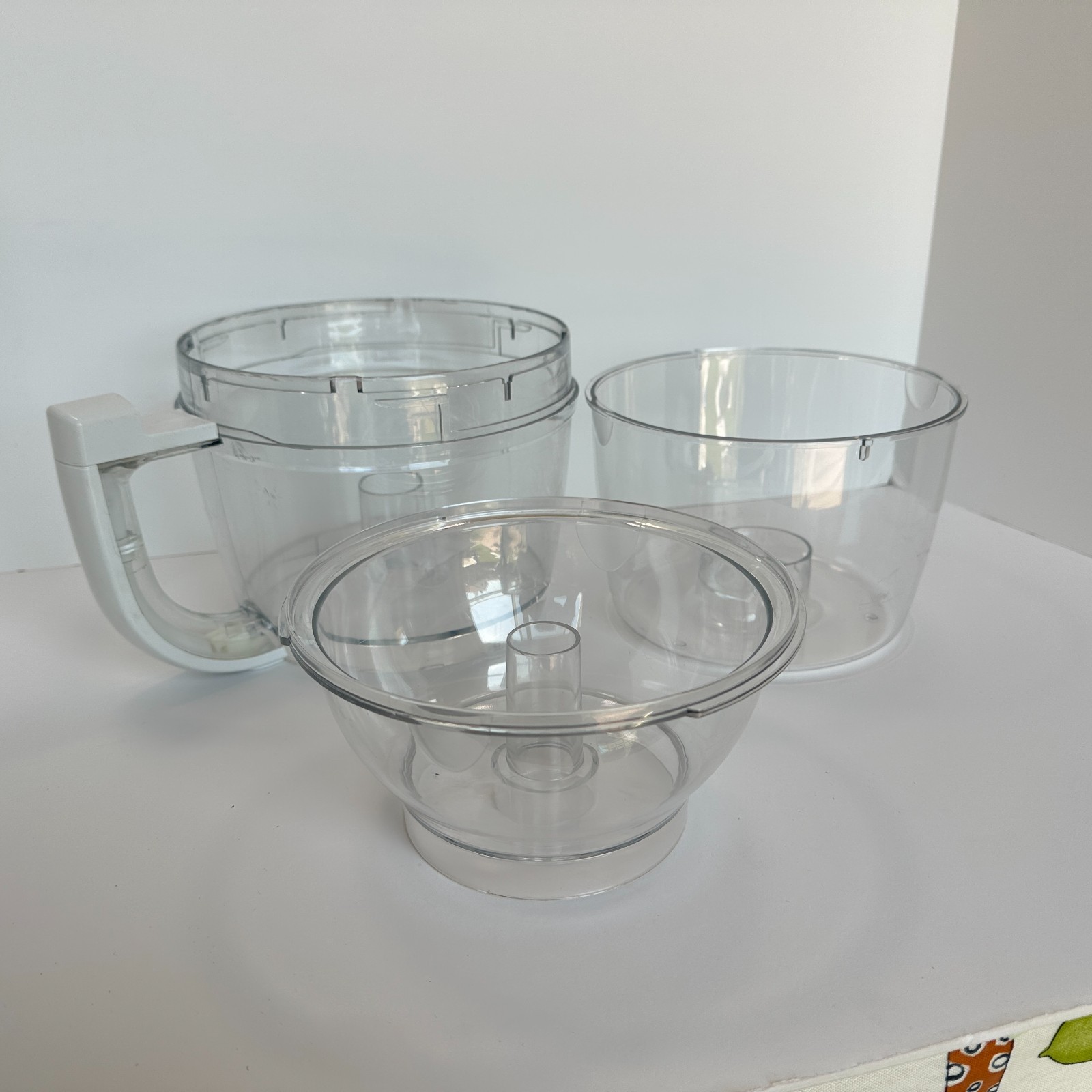 Kitchen Aid Food Processor Work Bowl and Inserts Only KFPW760WH0 White 12 Cup