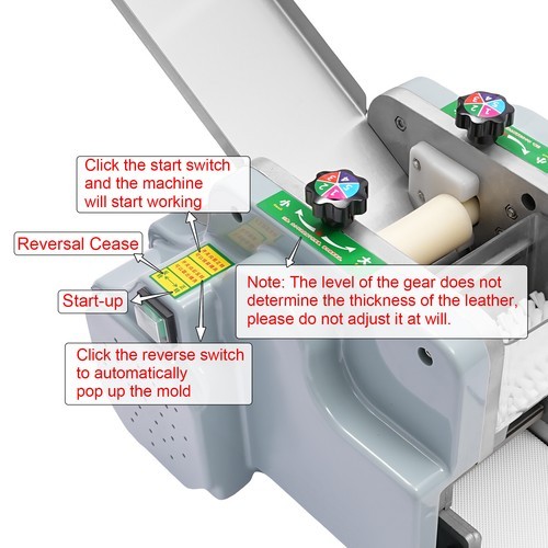 9cm Dumpling Skin Machine Dumpling Automatic Wrapper Maker 60 Pieces/Min 140W