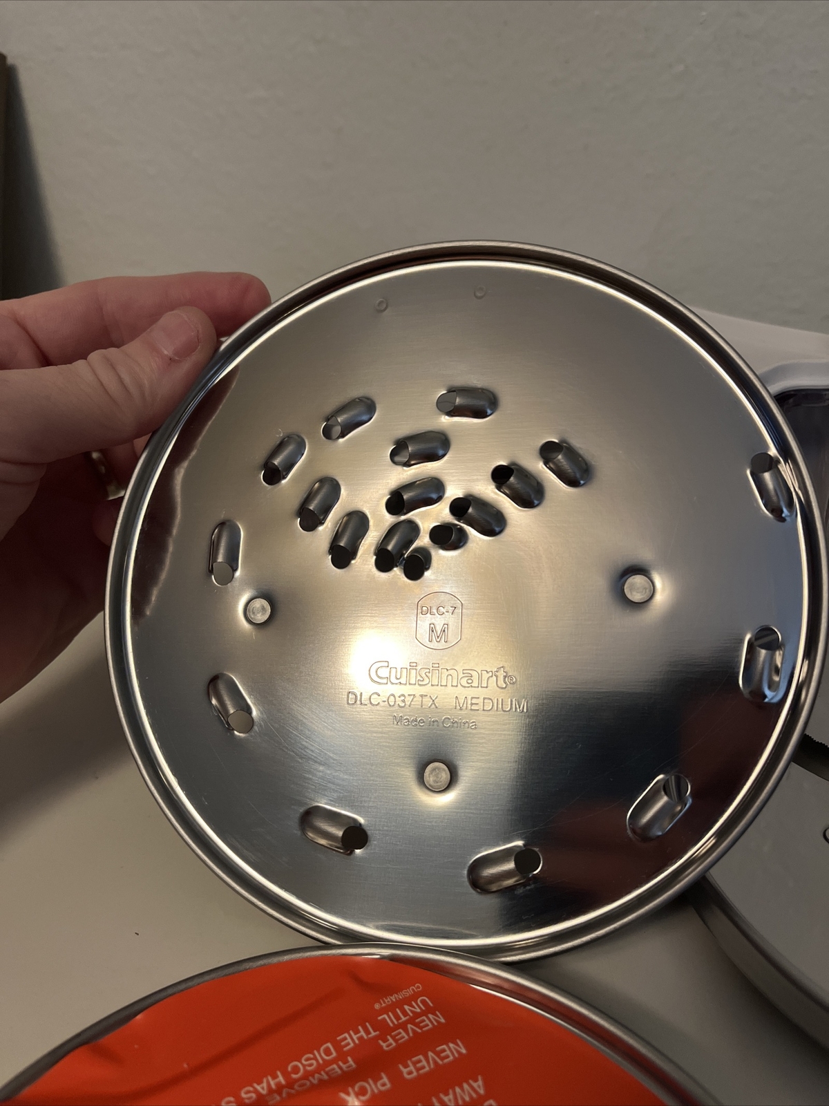 Cuisinart DLC-DH Disc Holder + 3 Blades DLC-844TX;DLC-044TX;DLC-037TX