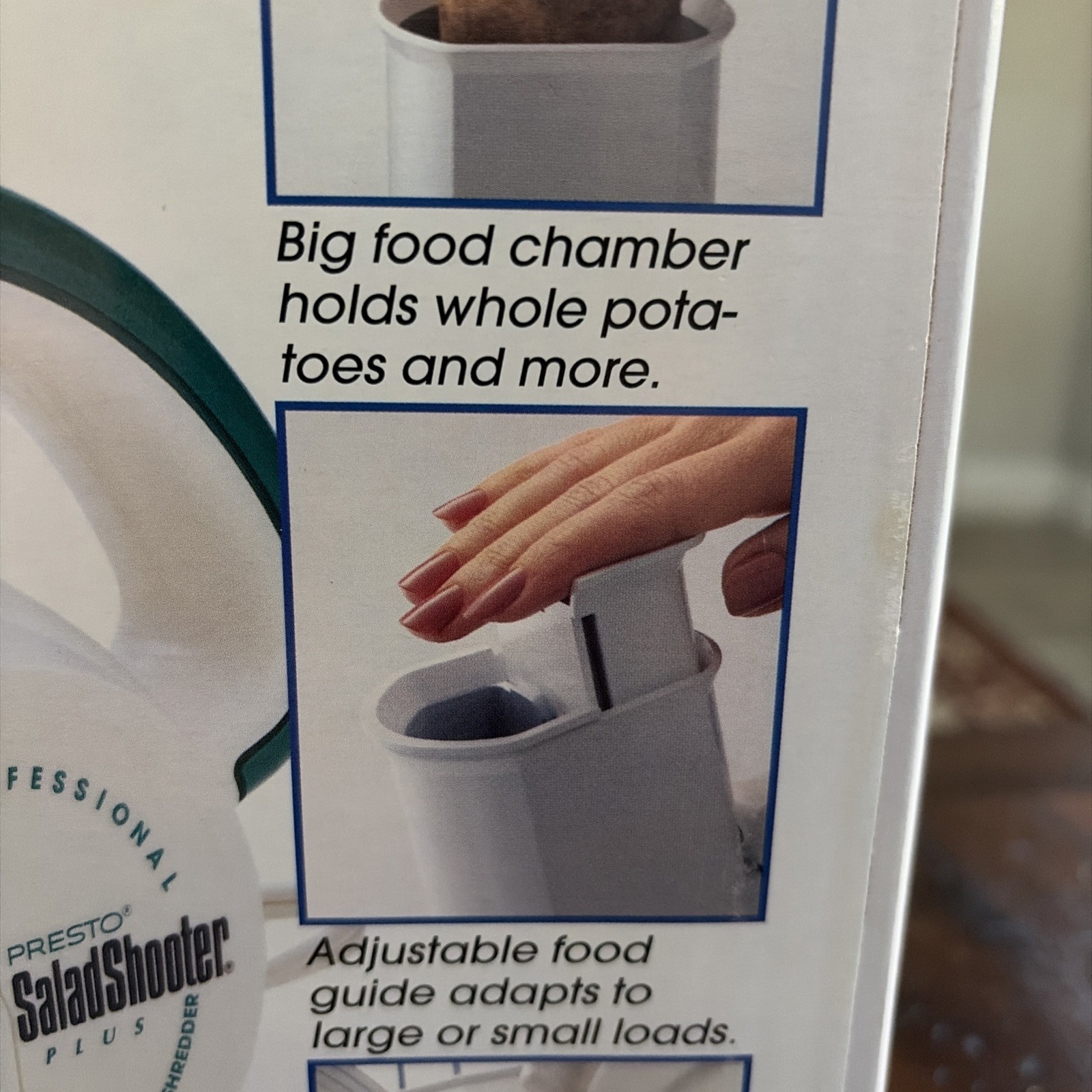 Presto Professional Salad Shooter Plus New Sealed Vegetable Slicer Chip Maker