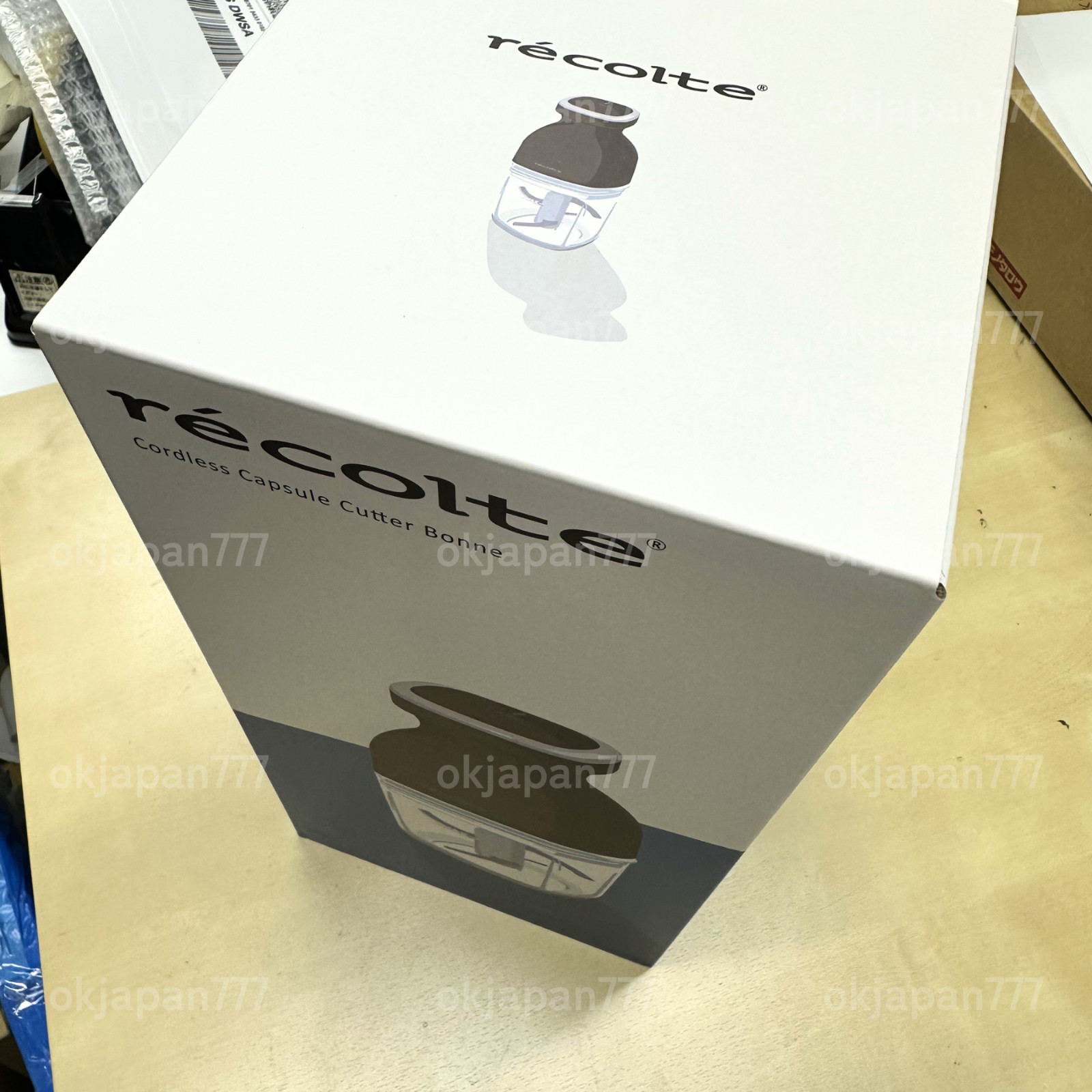Recolte Cordless Capsule Cutter Bonne RCP-7 mocha brown 8 roles in 1 machine NEW