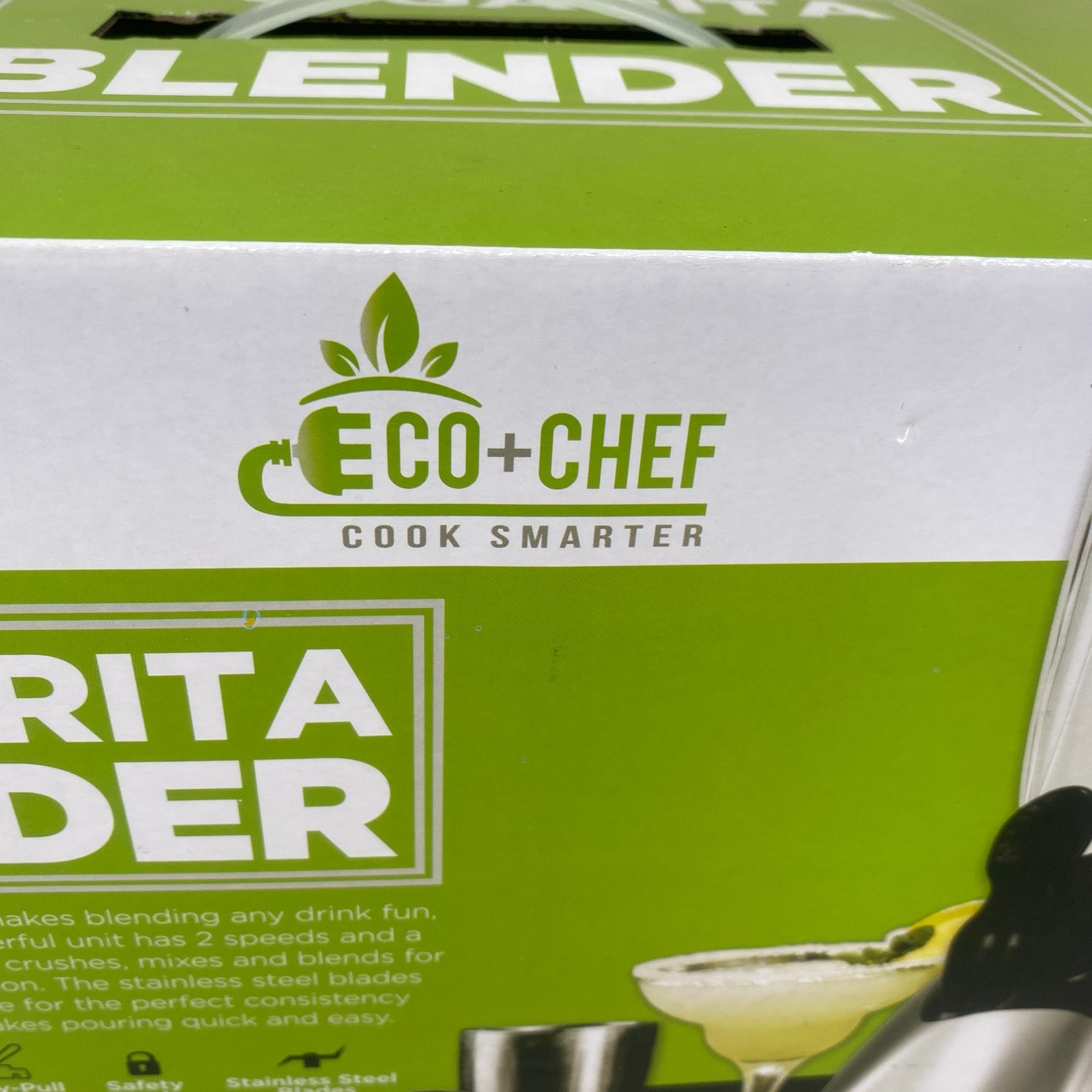 Eco+Chef 1.5L Margarita Blender 2 Speed plus Pulse 350 Watts Safety Lock NEW