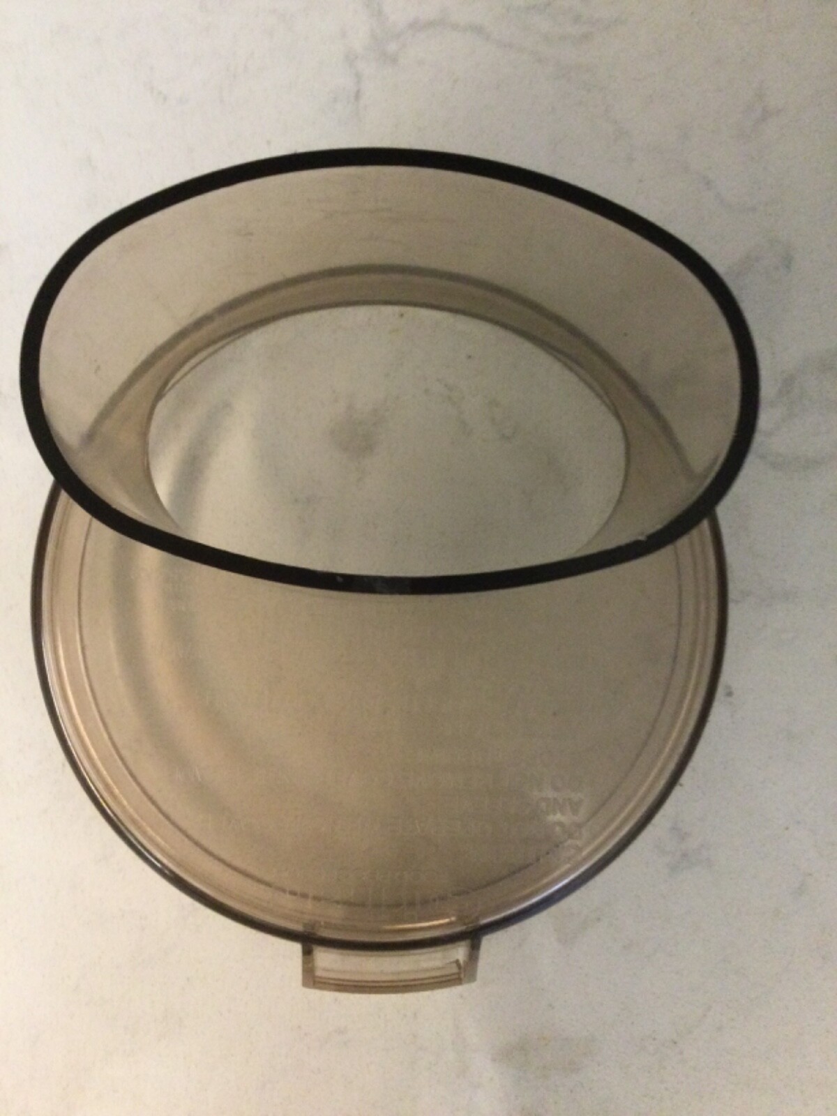 Cuisinart DLC-10E Food Processor Lid Cover Amber Replacement Part CFP-4 5 5A 9