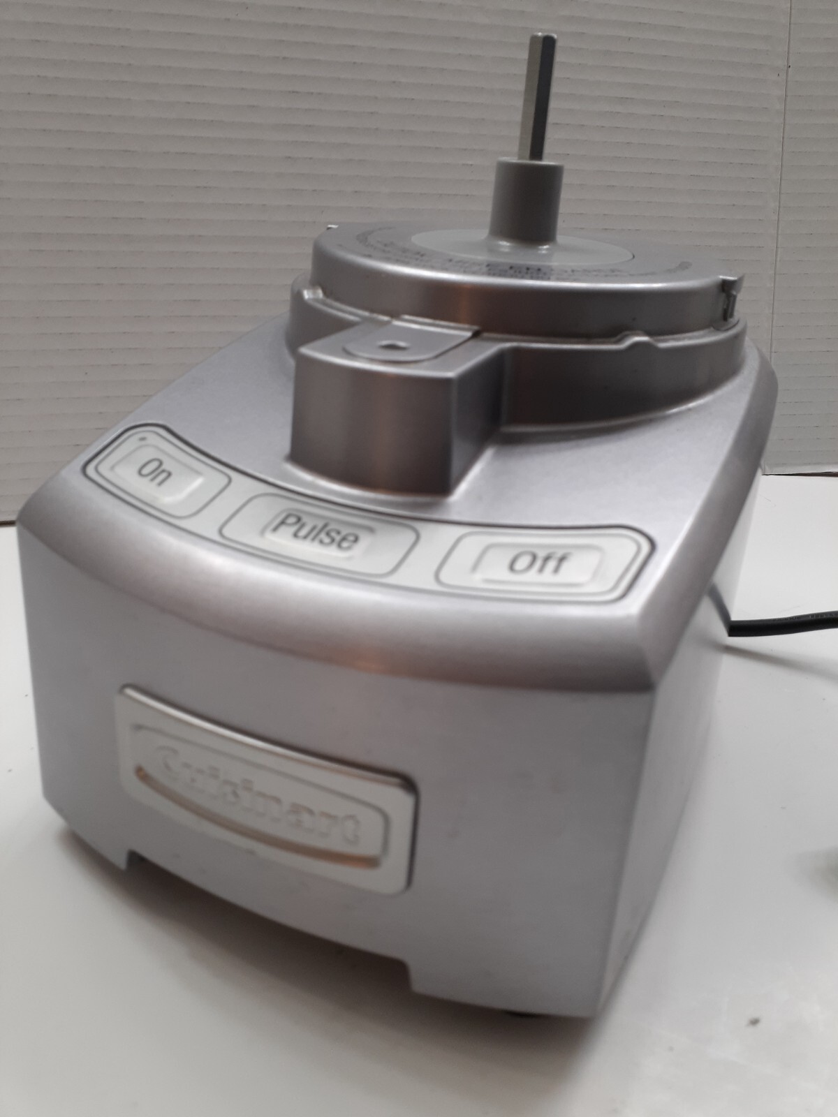 Cuisinart MFP-108 Elite Series Motor Base Only Replacement Part Silver Tested