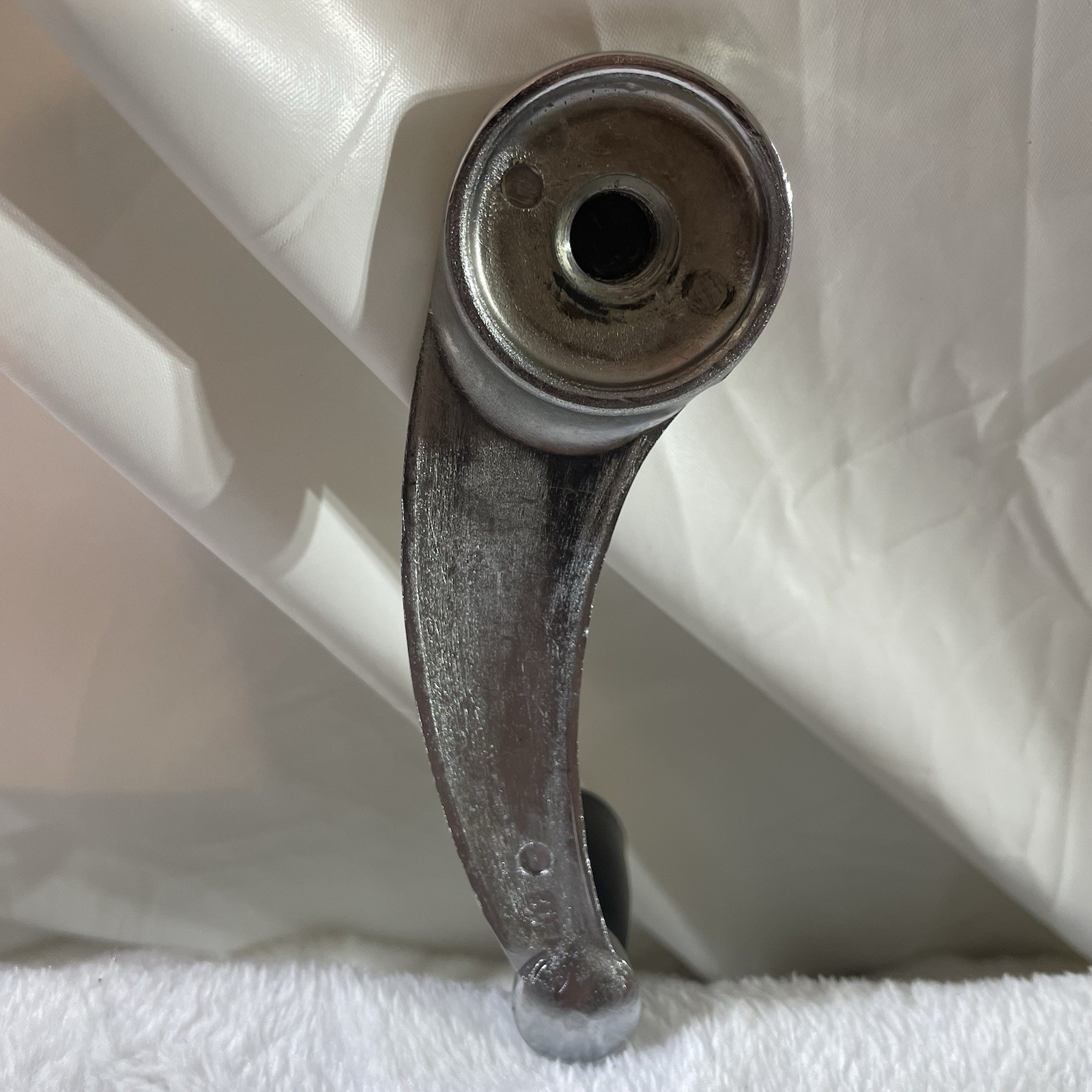 Vintage SALADMASTER FOOD PROCESSOR Replacement Chrome Hand Crank Drive Unit Only