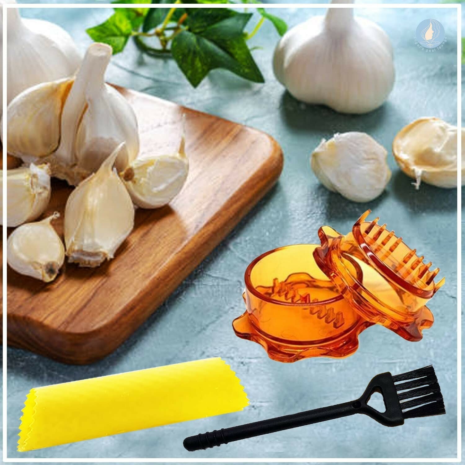 Angel’s peel lounge Food Processor(orange mincer with peeler bru