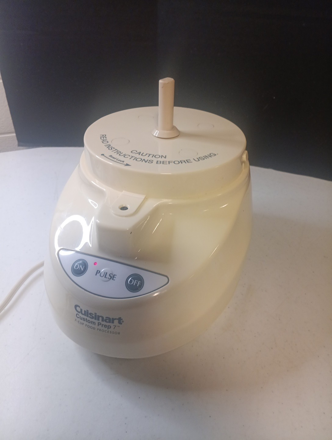 Cuisinart Custom 7 Food Processor EV-7SA Motor Base Unit TESTED Quiet. Fast Ship