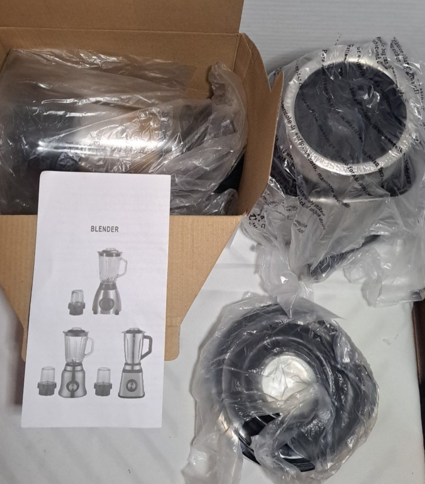 Food Processor & Vegetable Chopper double-head mixing，6 Cups，Metal