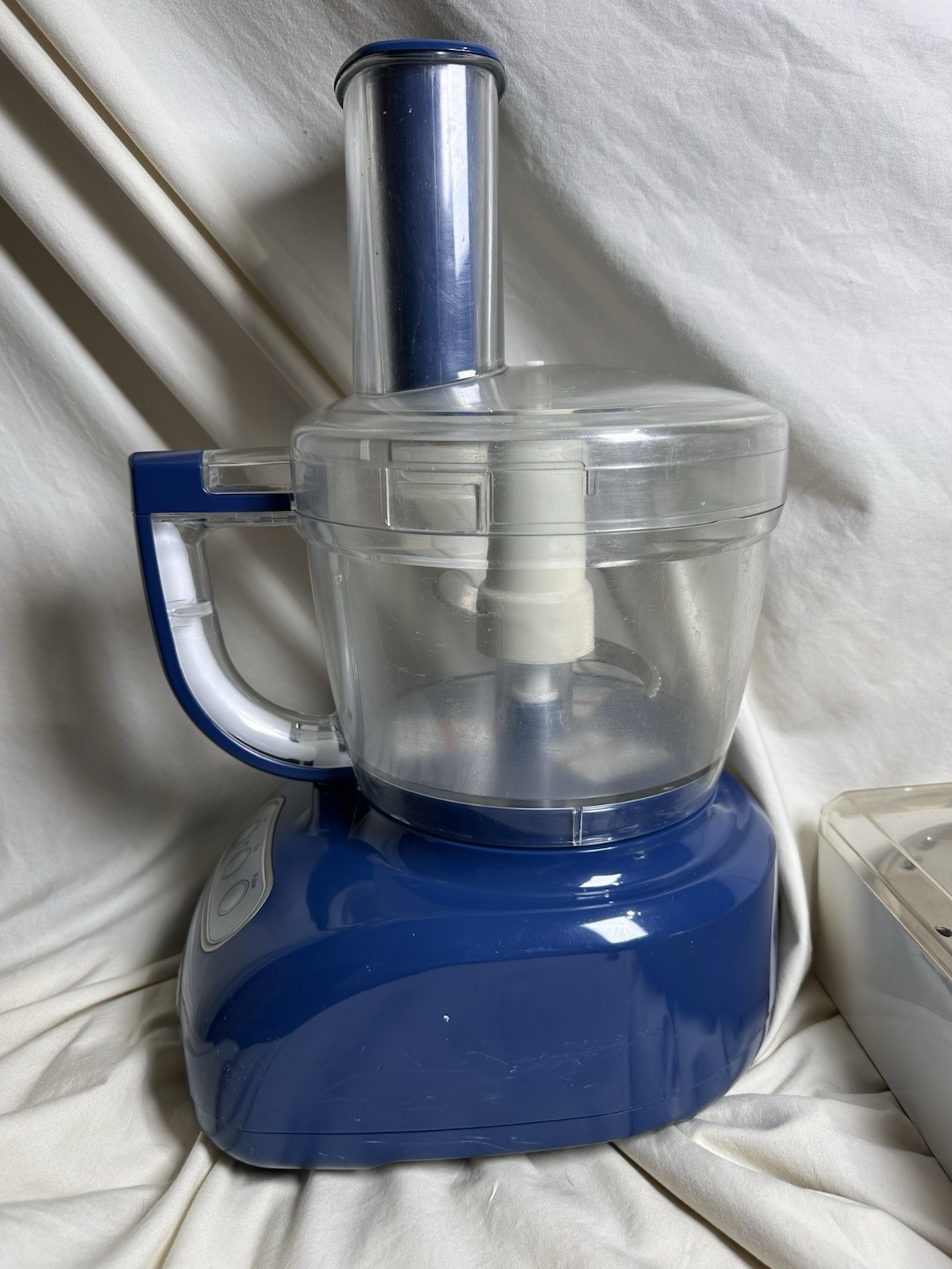 KitchenAid Food Processor KFP750BW1 Blue w/ Slicing Shredding Discs Accessories
