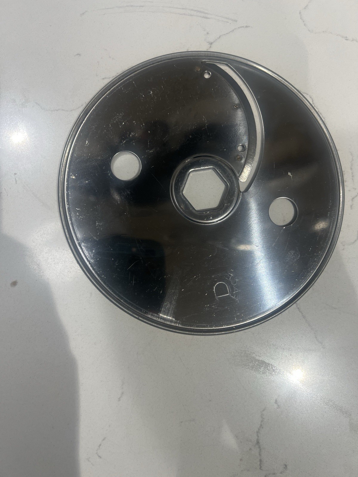 Moulinex La Machine Food Processor Parts- 3 Blade Discs, Stem Parts & Slicer